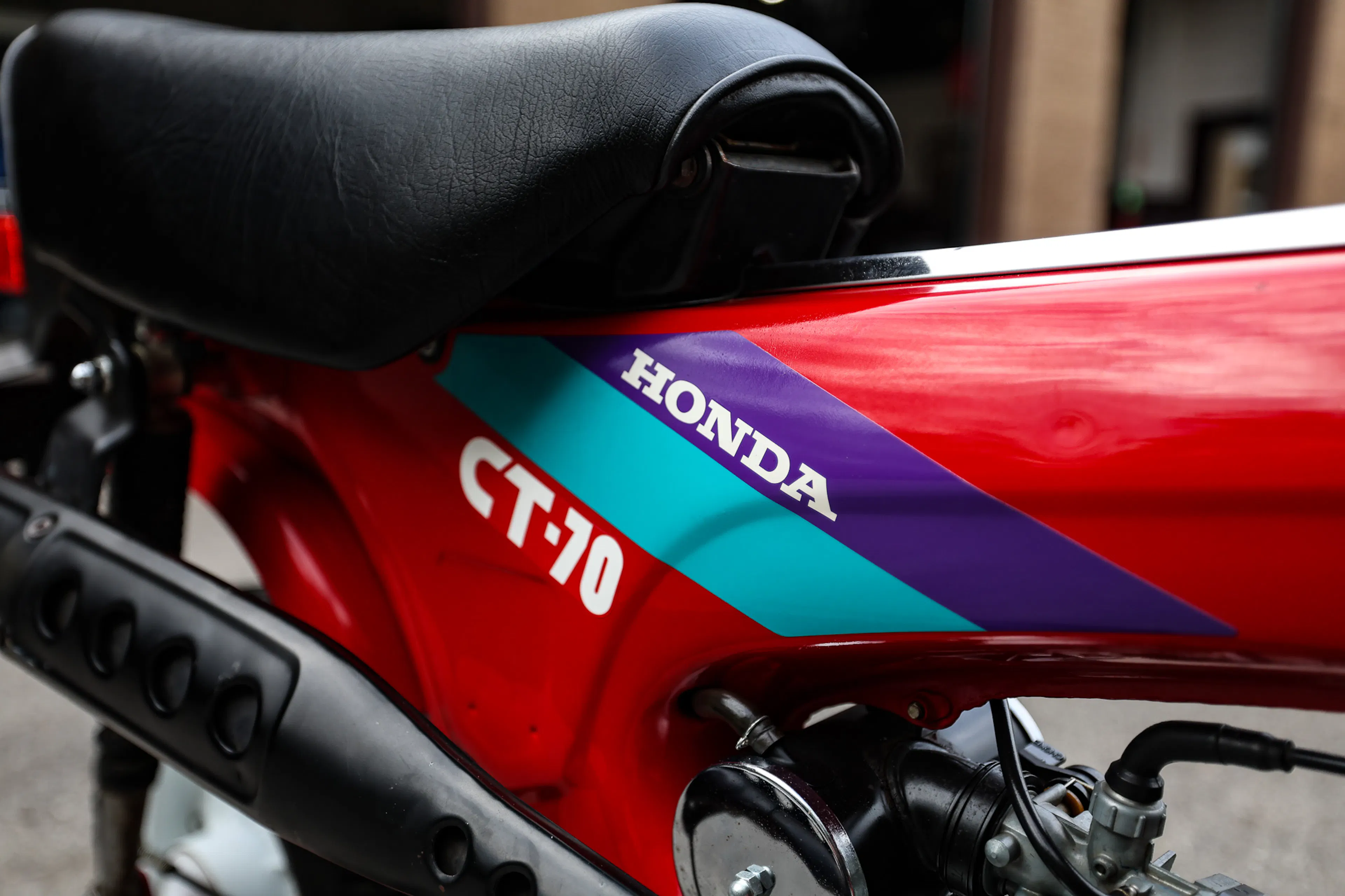 1993 Honda CT70 Mini Trail right side decal