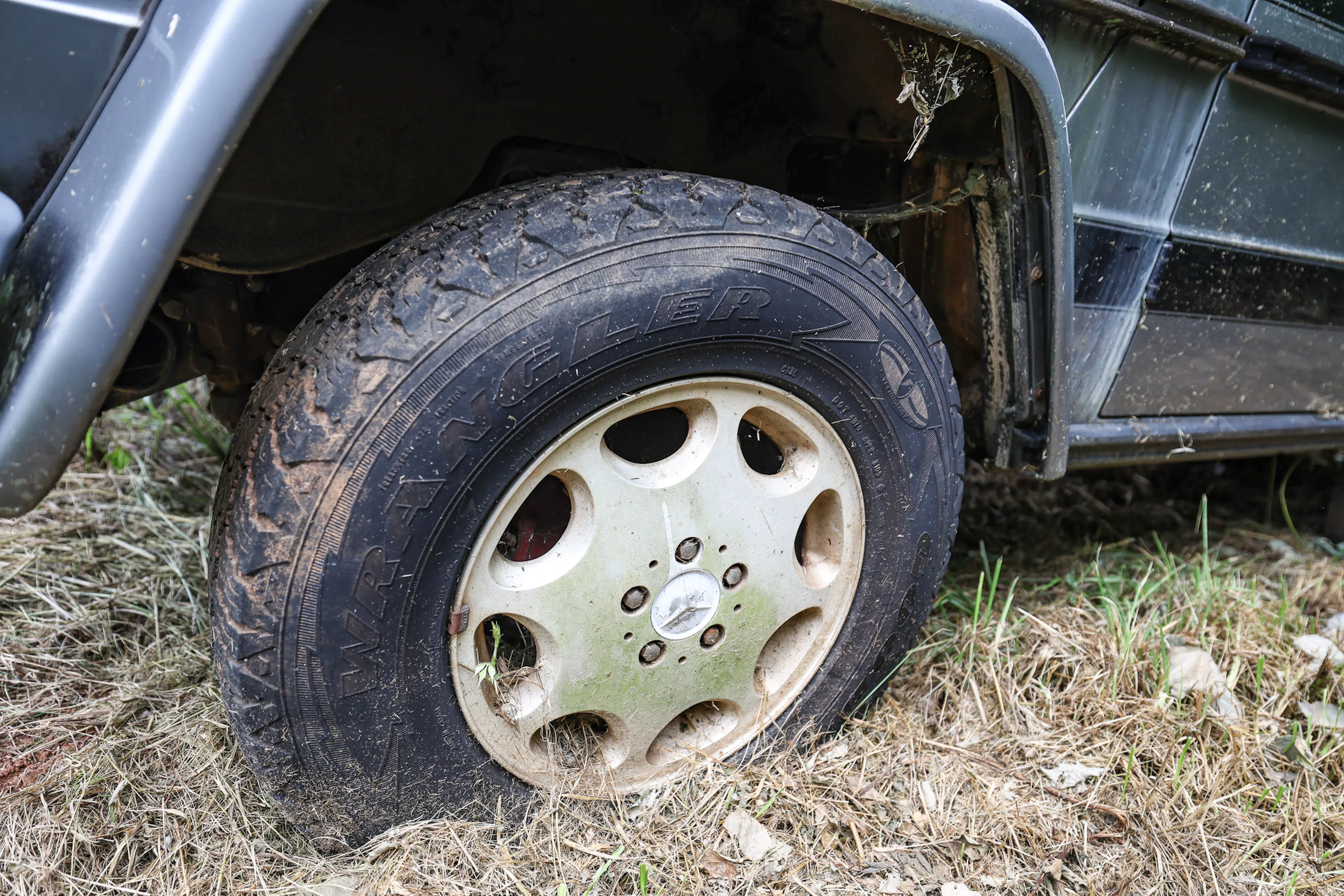 1980 Steyr-Puch G300 driver front wheel