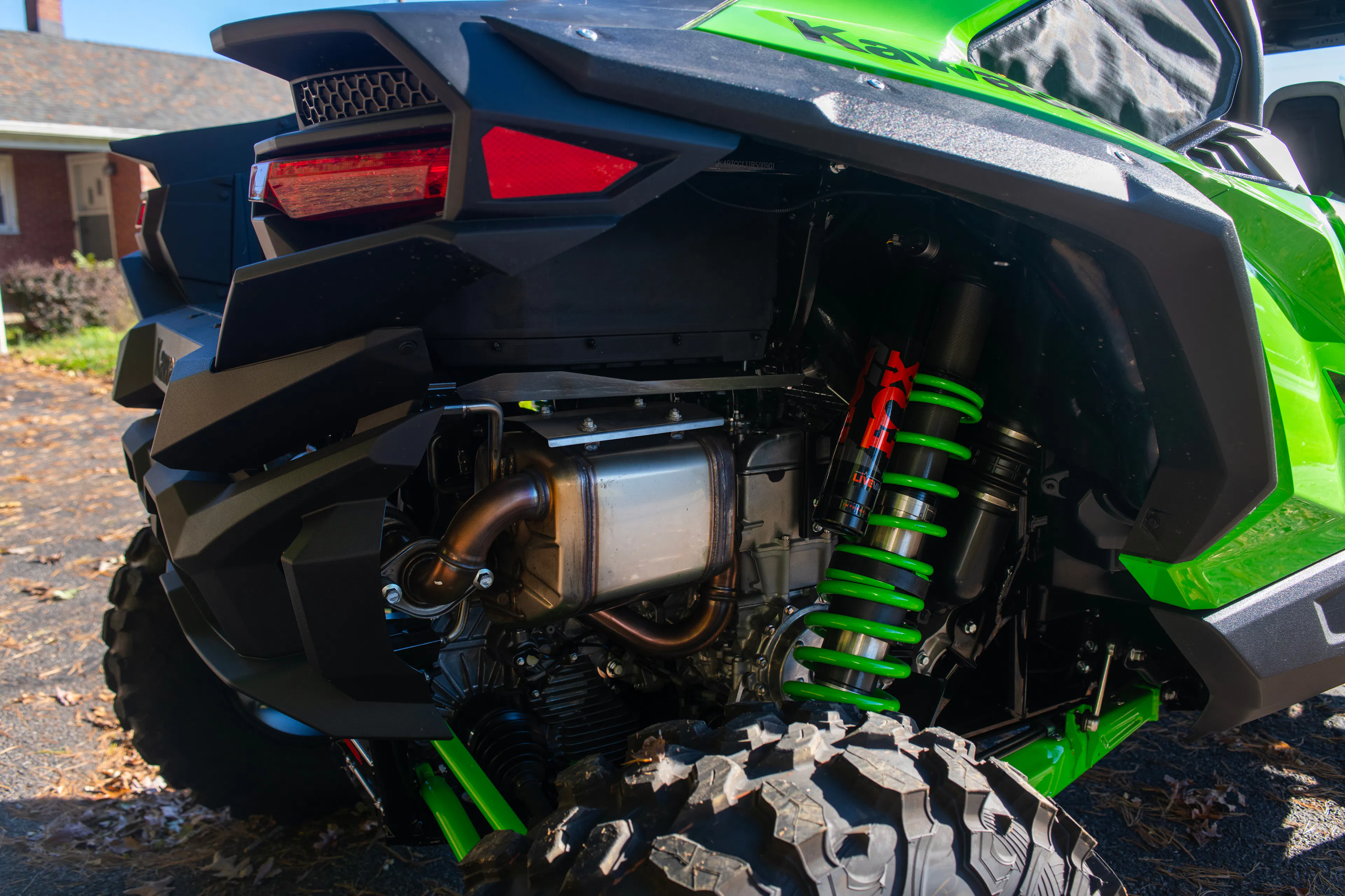2026 Kawasaki Teryx5 H2 Deluxe passenger rear shock 