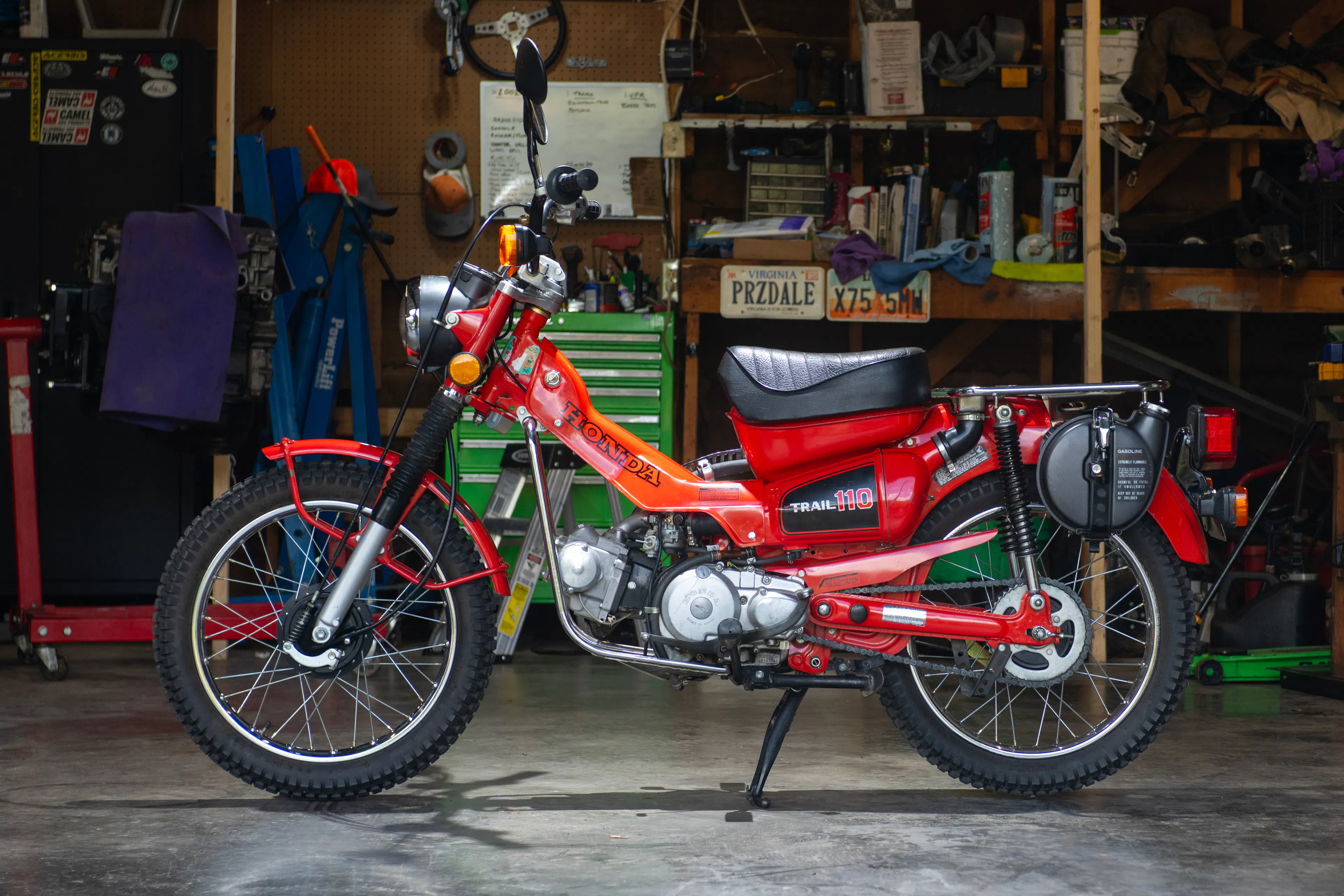 1981 Honda Trail 110 left side