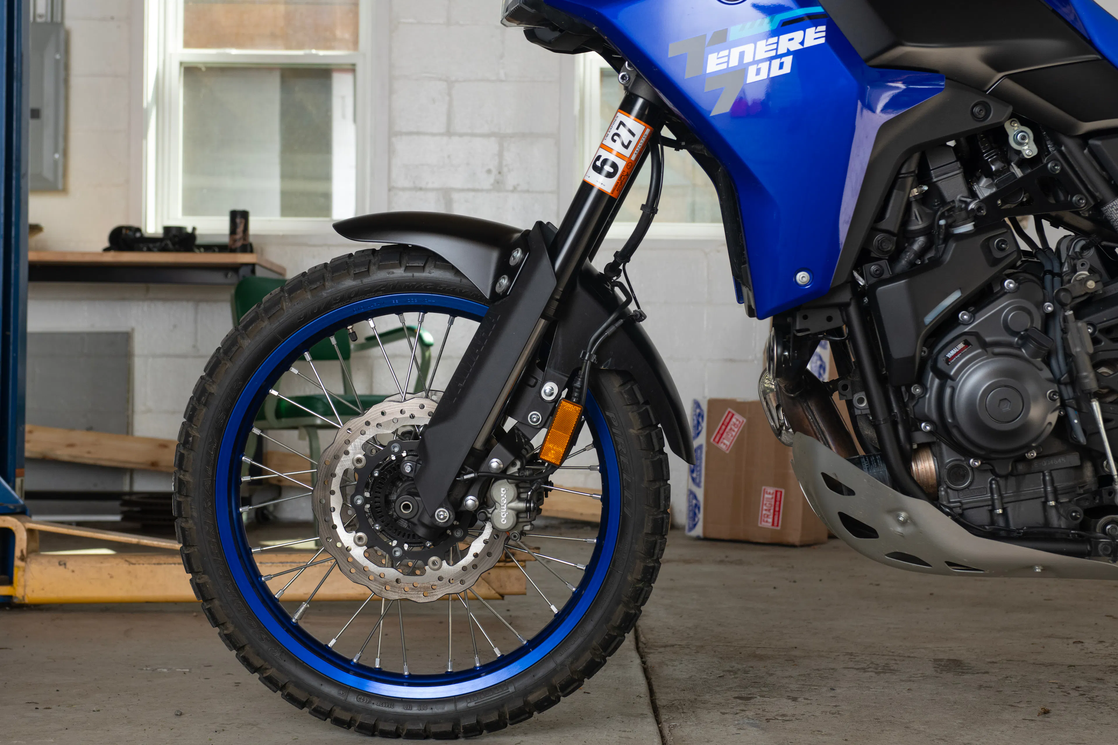 2025 Yamaha Tenere 700 front wheel far