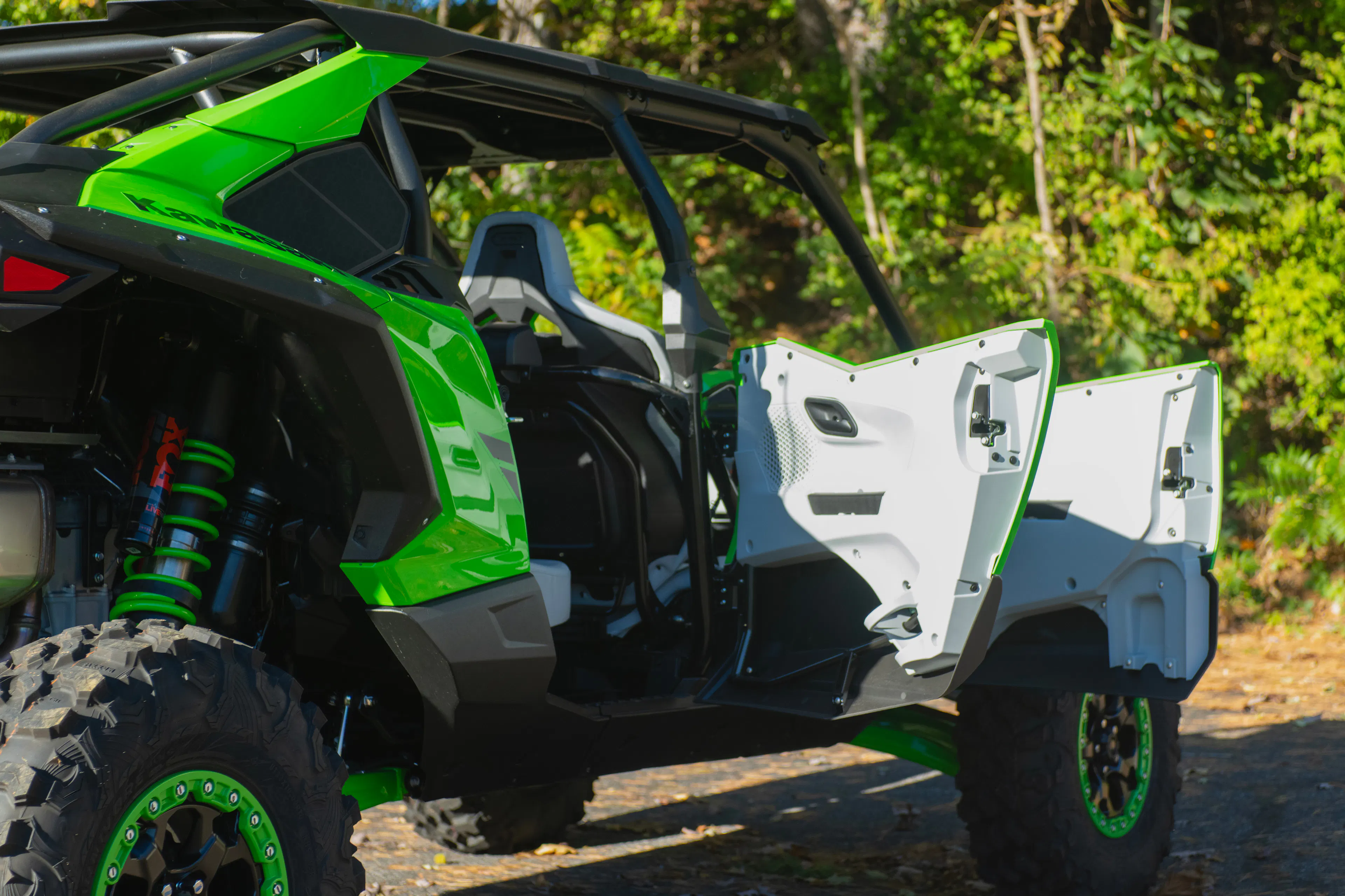 2026 Kawasaki Teryx5 H2 Deluxe side doors open