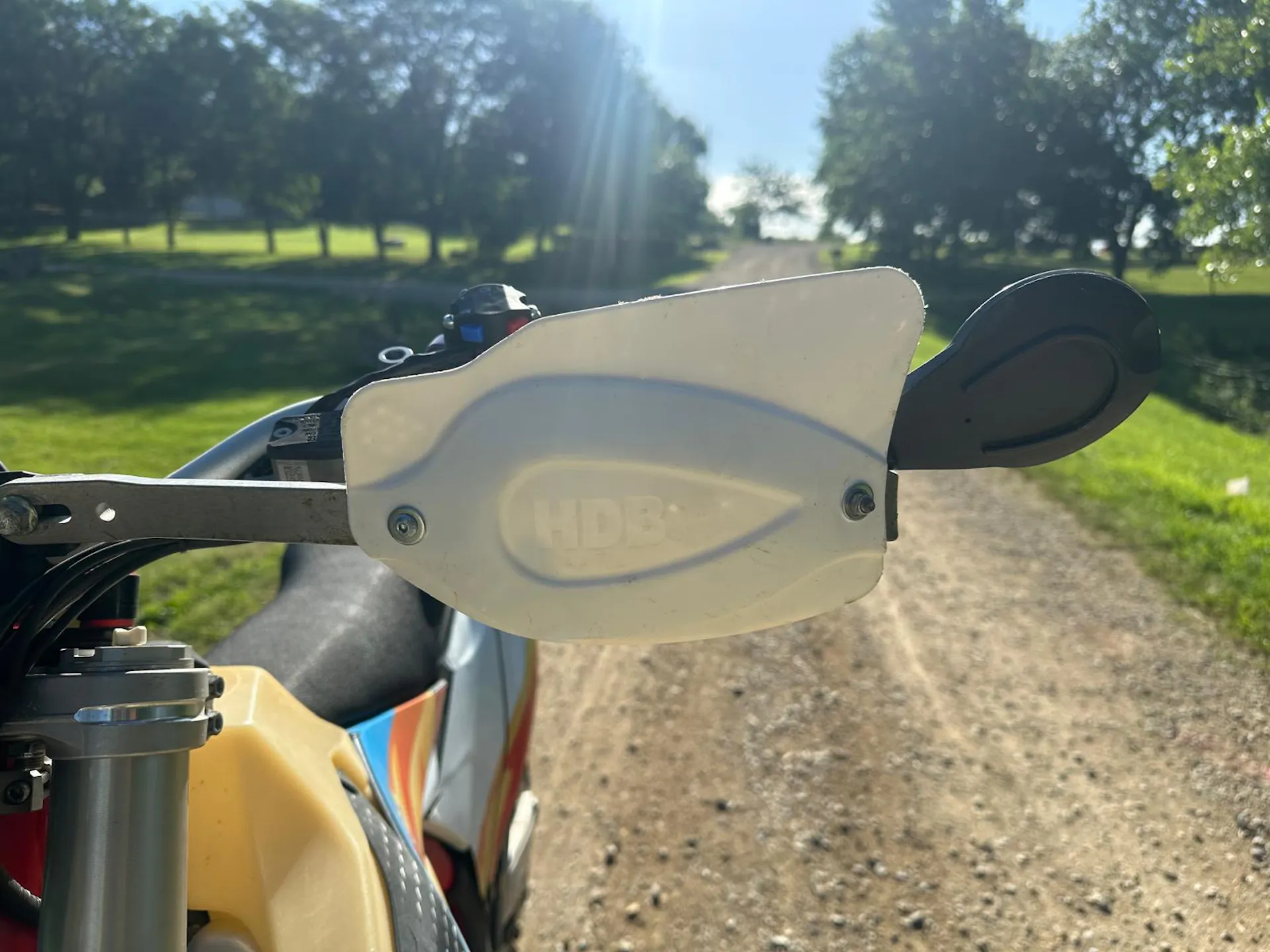 2024 GasGas ES500F hand guard