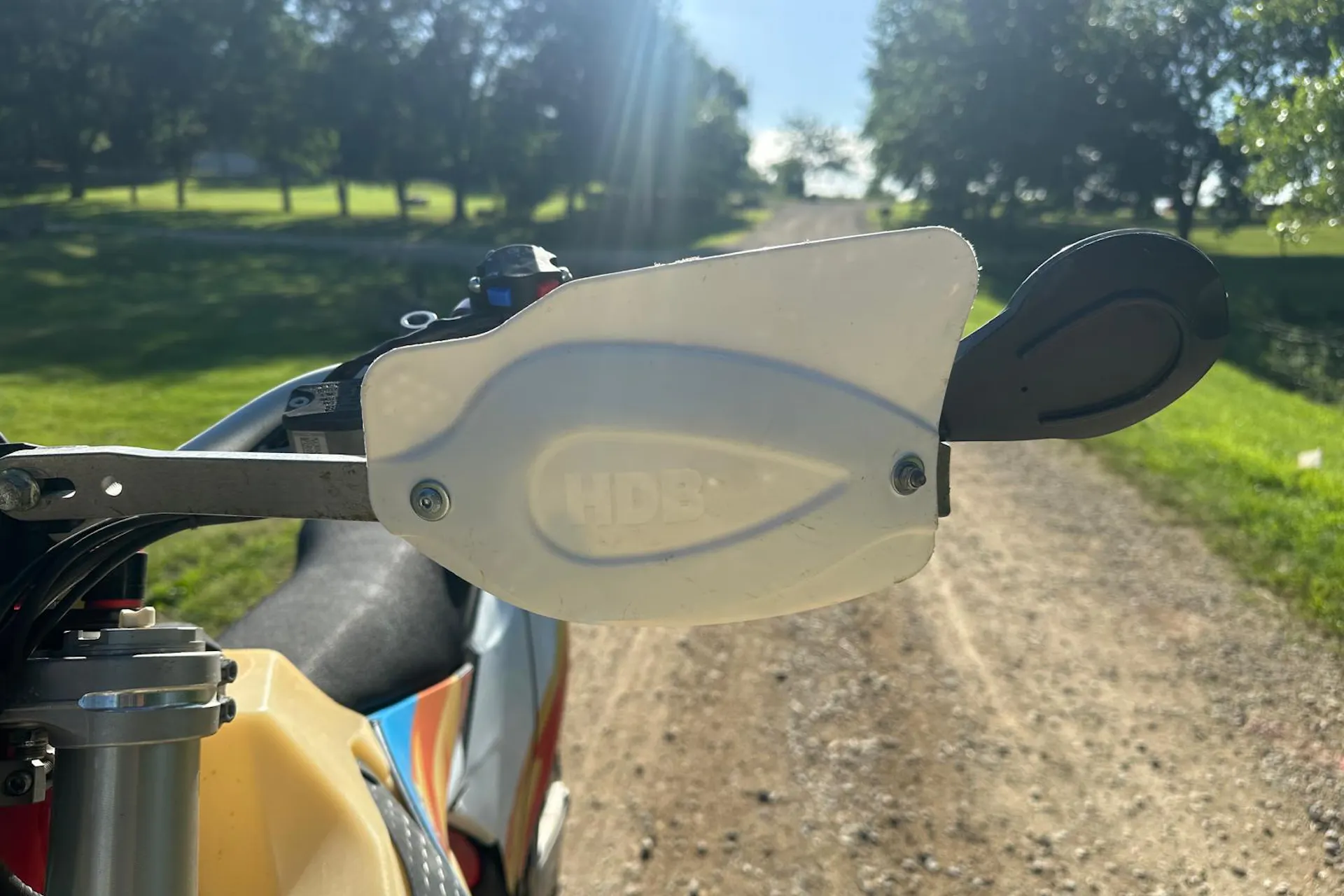 2024 GasGas ES500F hand guard