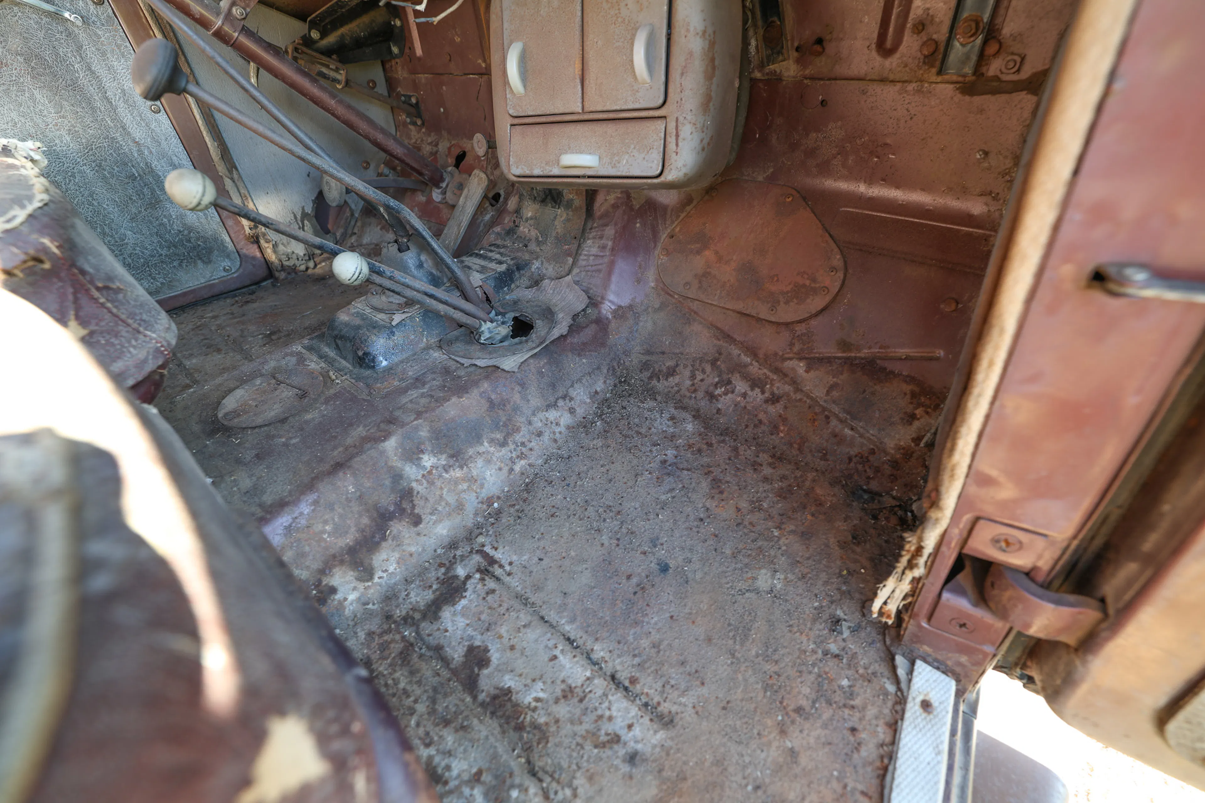 1951 Willys Wagon passenger floor