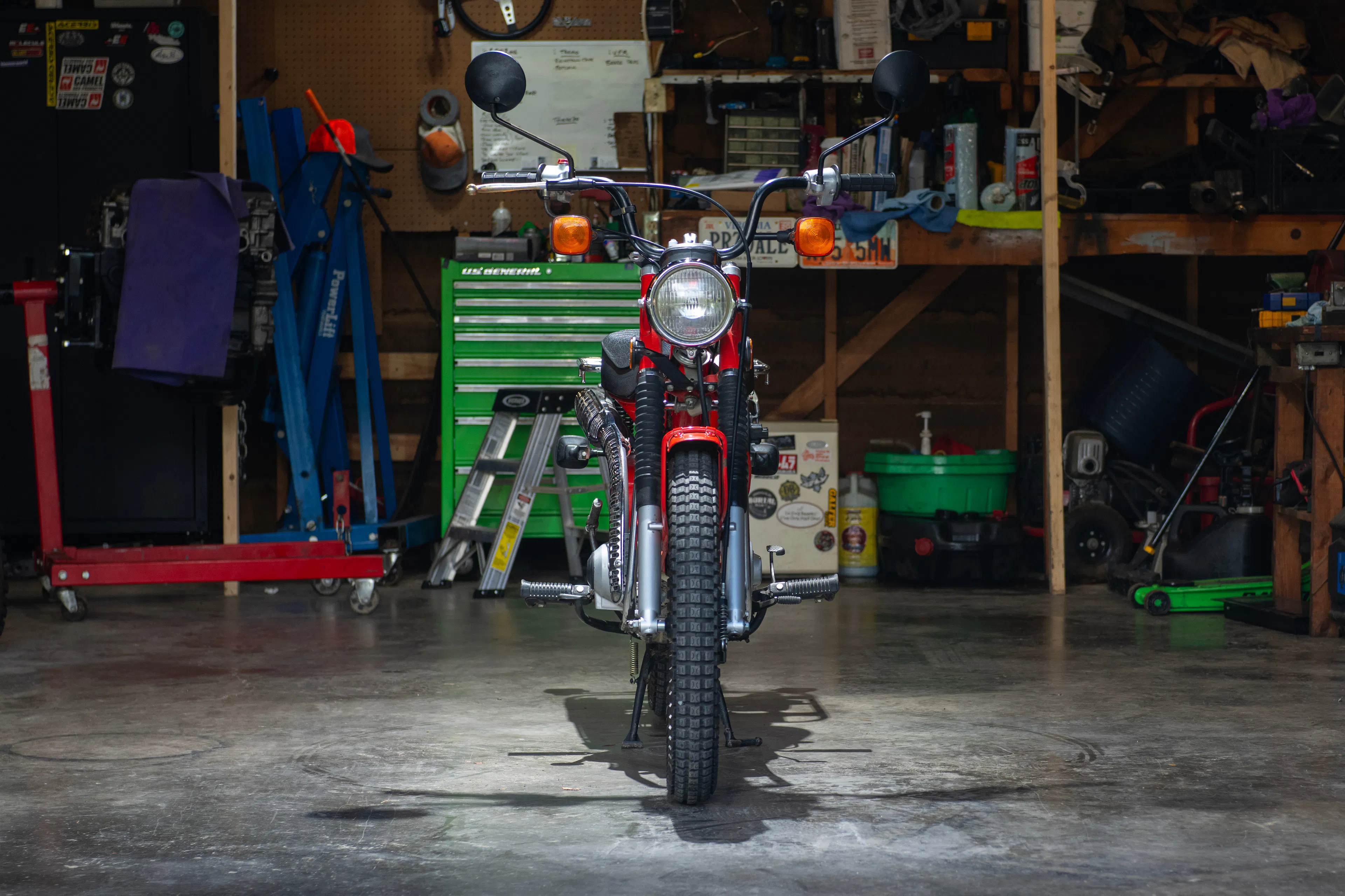 1981 Honda Trail 110 front