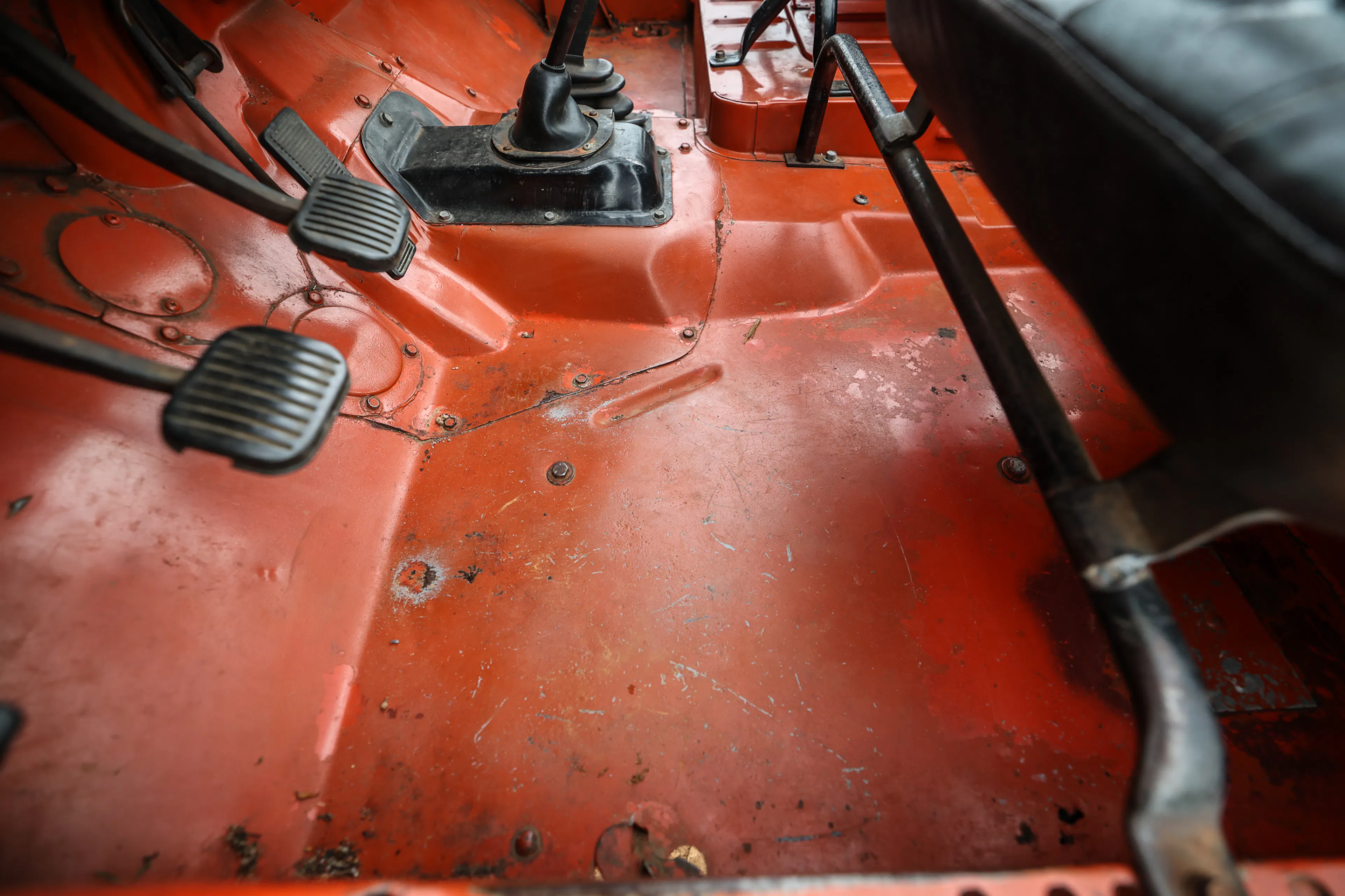 1973 Jeep CJ-5 Renegade driver floor