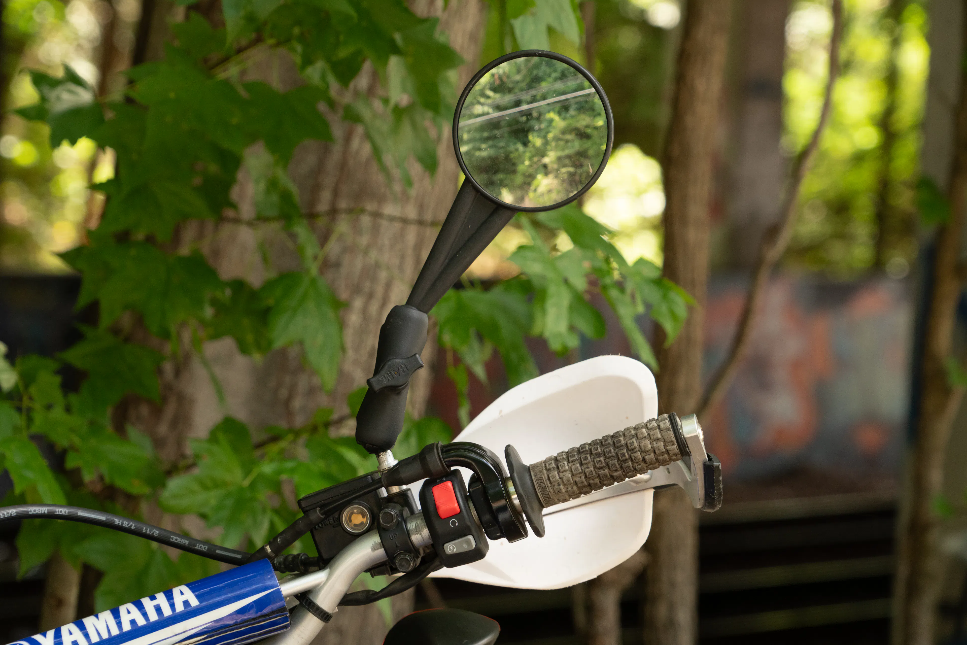 2010 Yamaha WR250R right mirror
