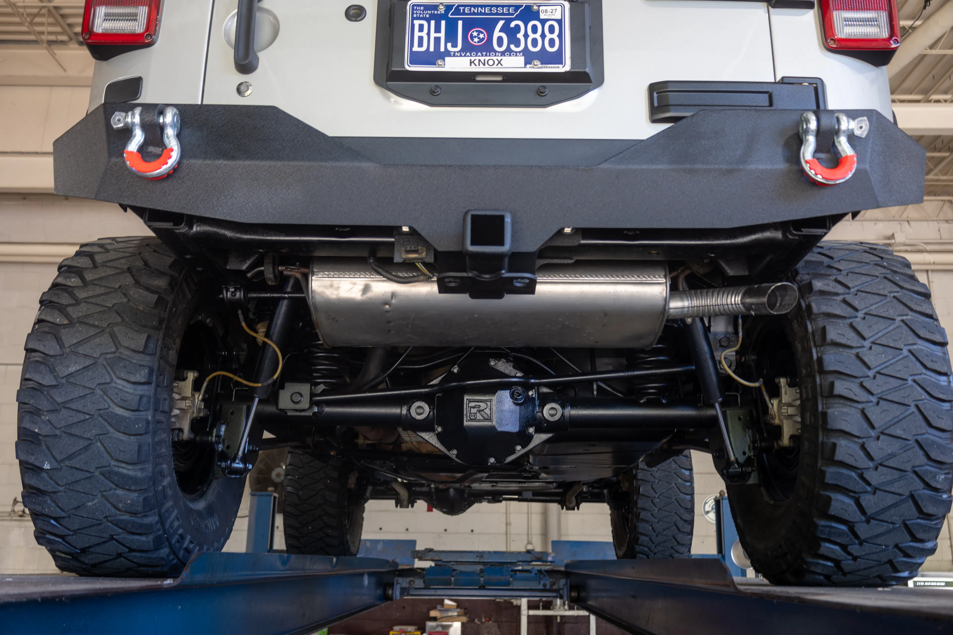 2007 Jeep Wrangler Limited Rubicon muffler