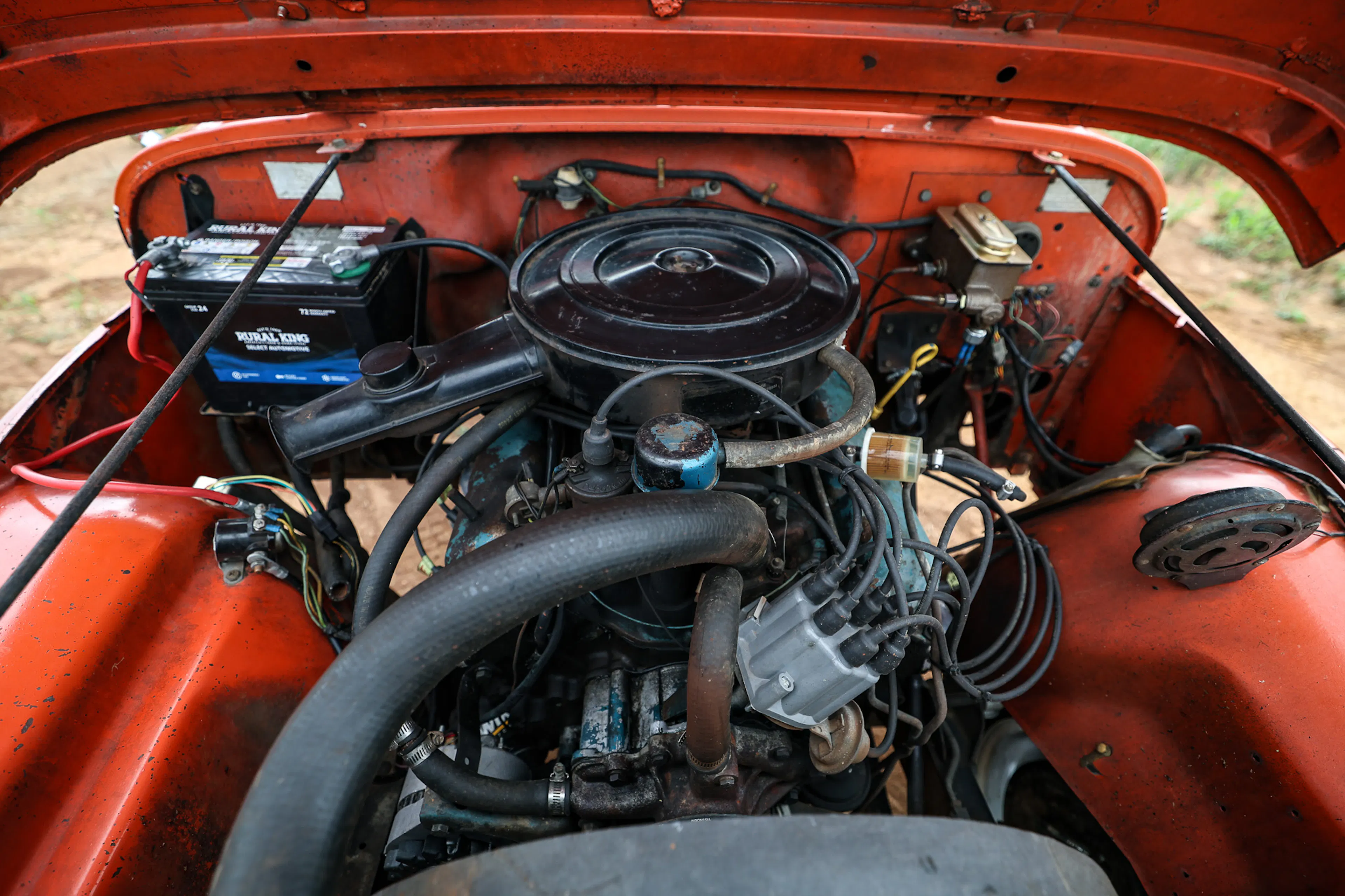 1973 Jeep CJ-5 Renegade engine