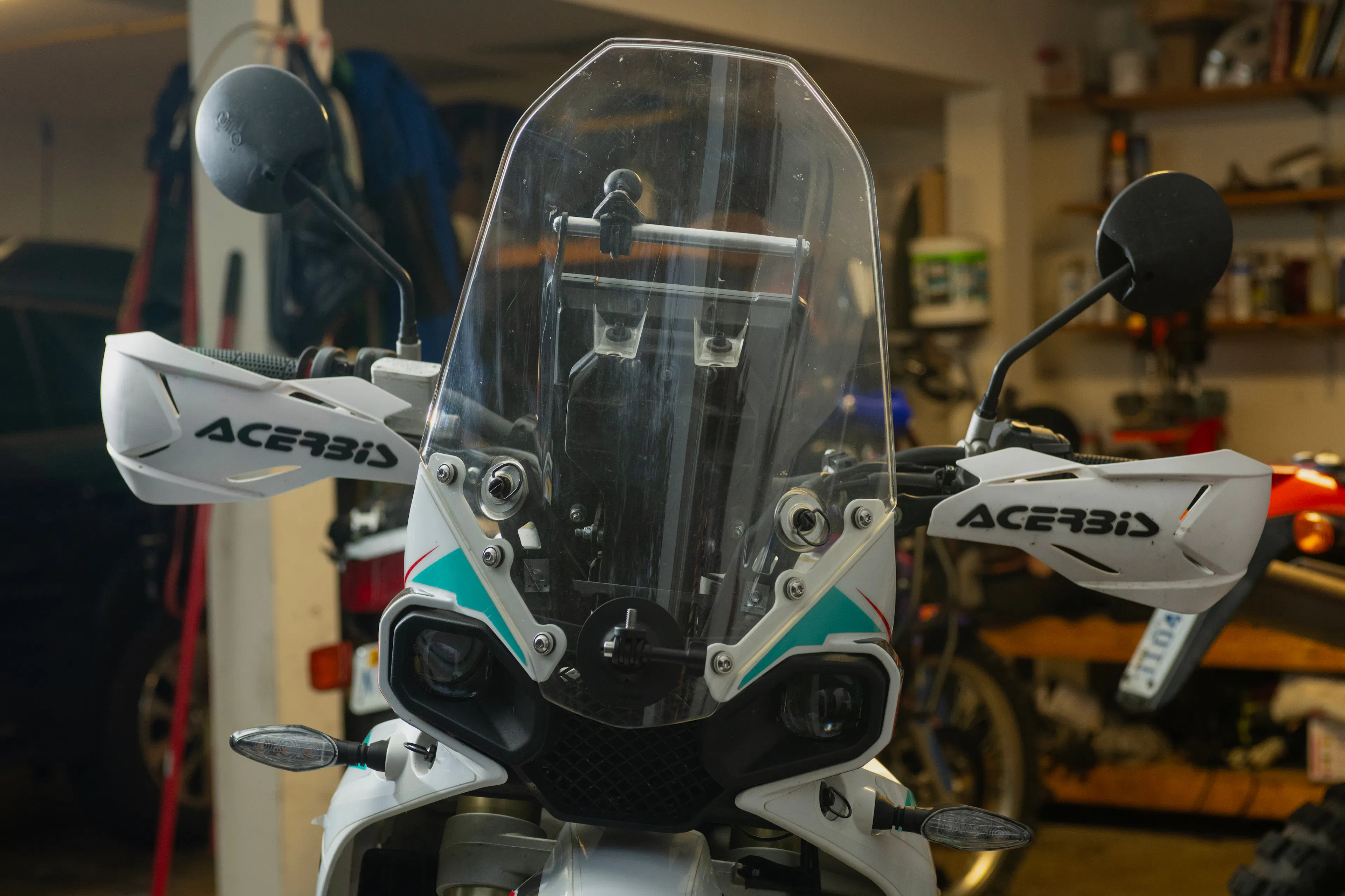 2024 Kove 450 Rally windscreen