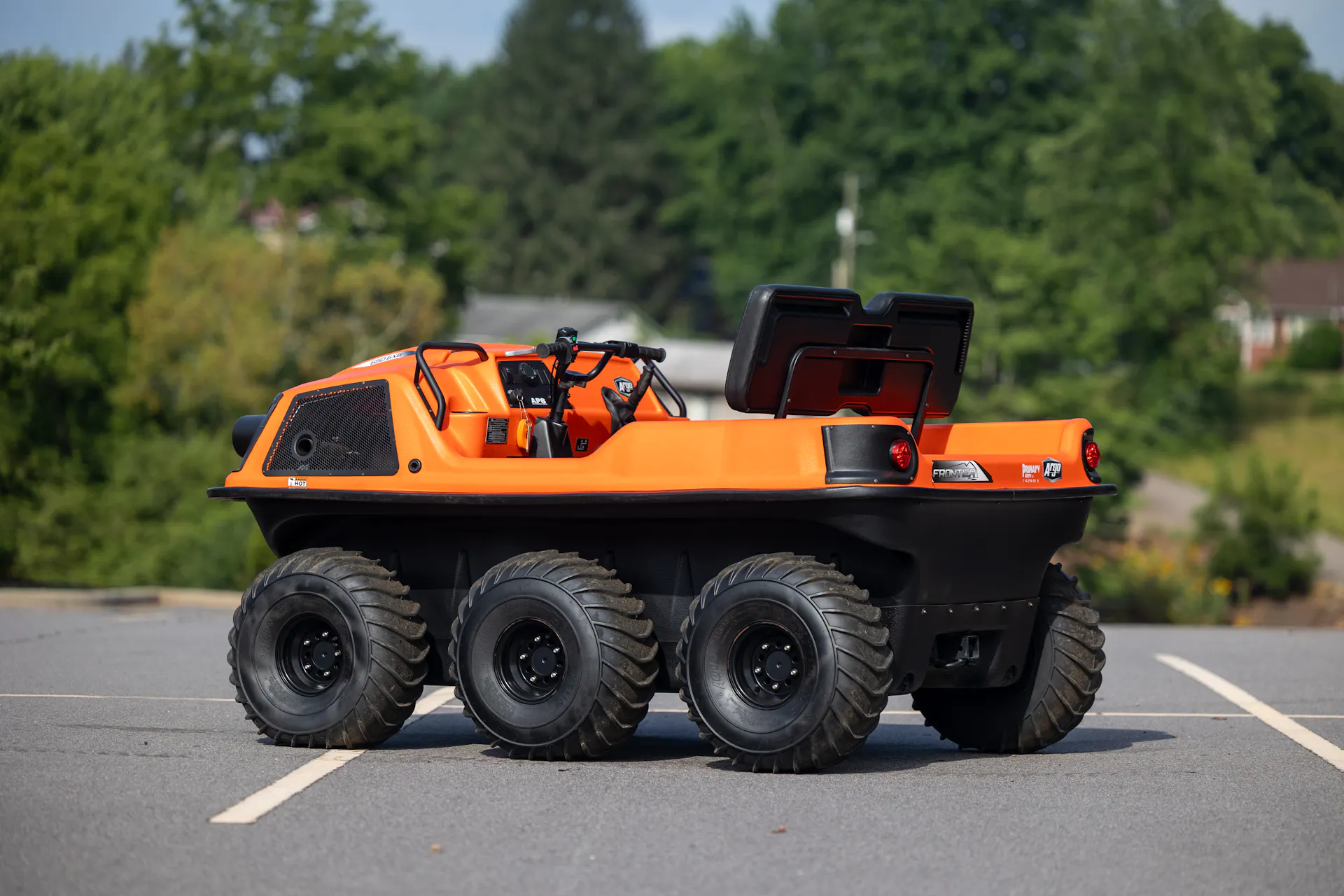 2022 Argo 650 Frontier driver rear 3/4