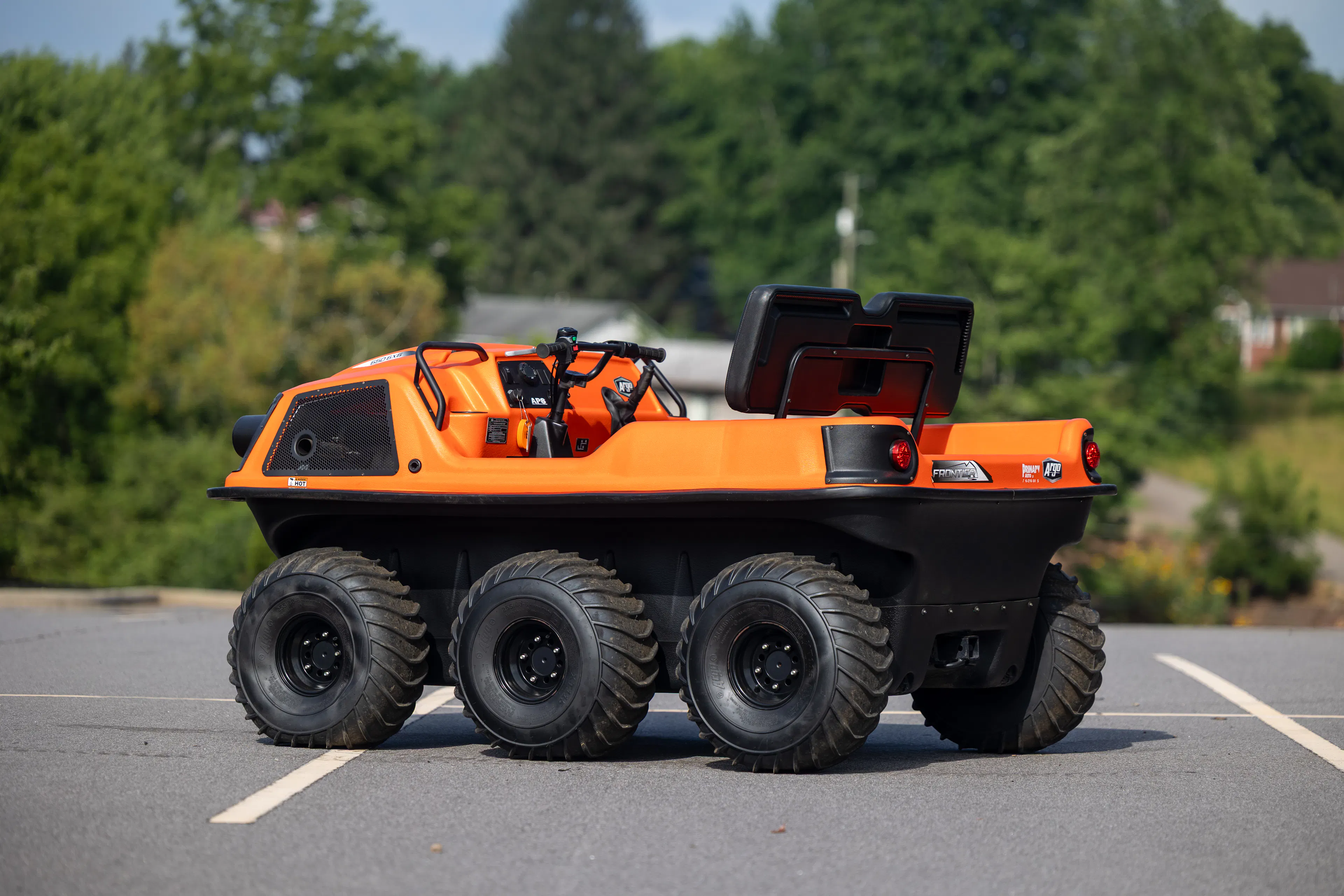 2022 Argo 650 Frontier driver rear 3/4
