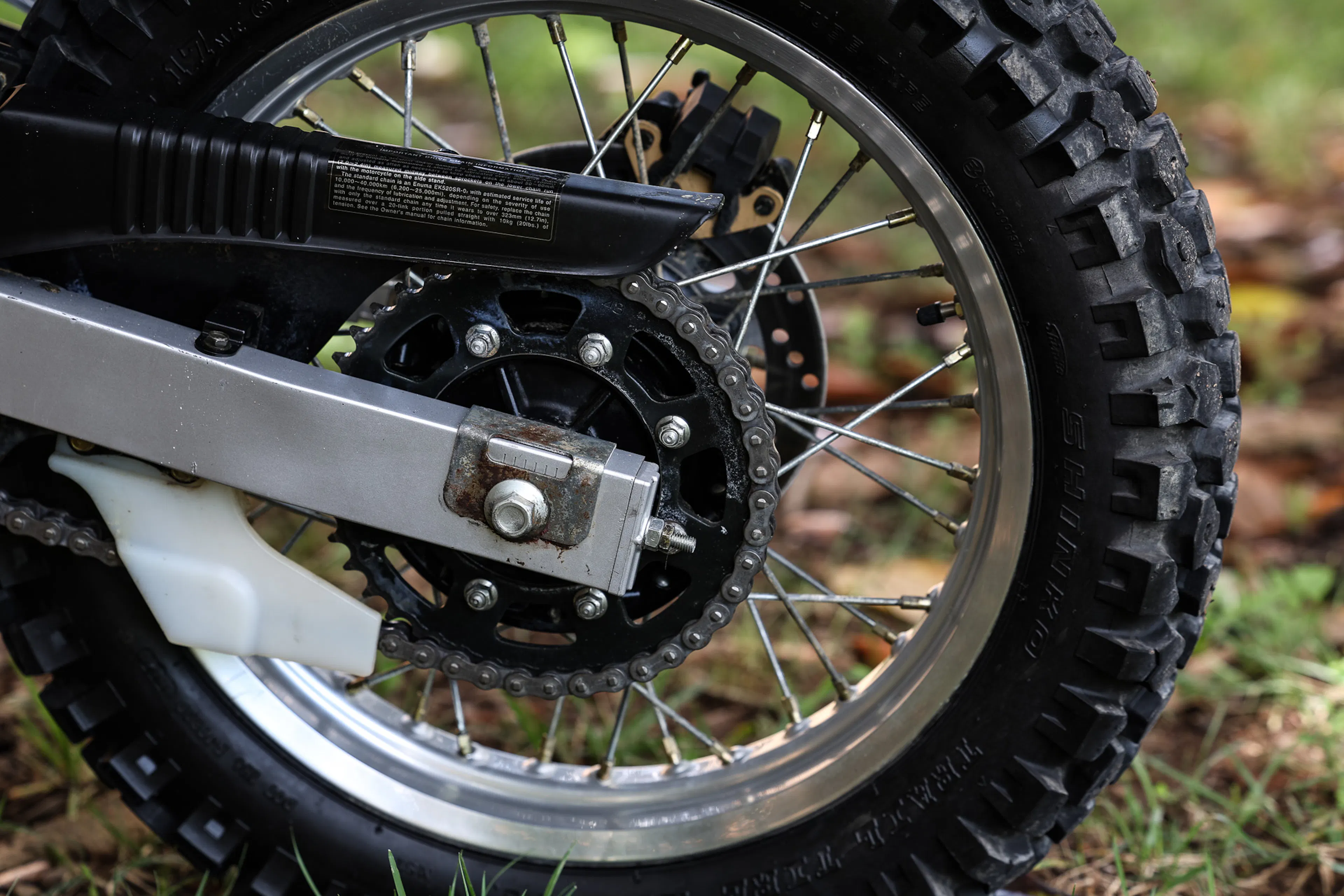 2003 Kawasaki KLR 650 sprocket/chain