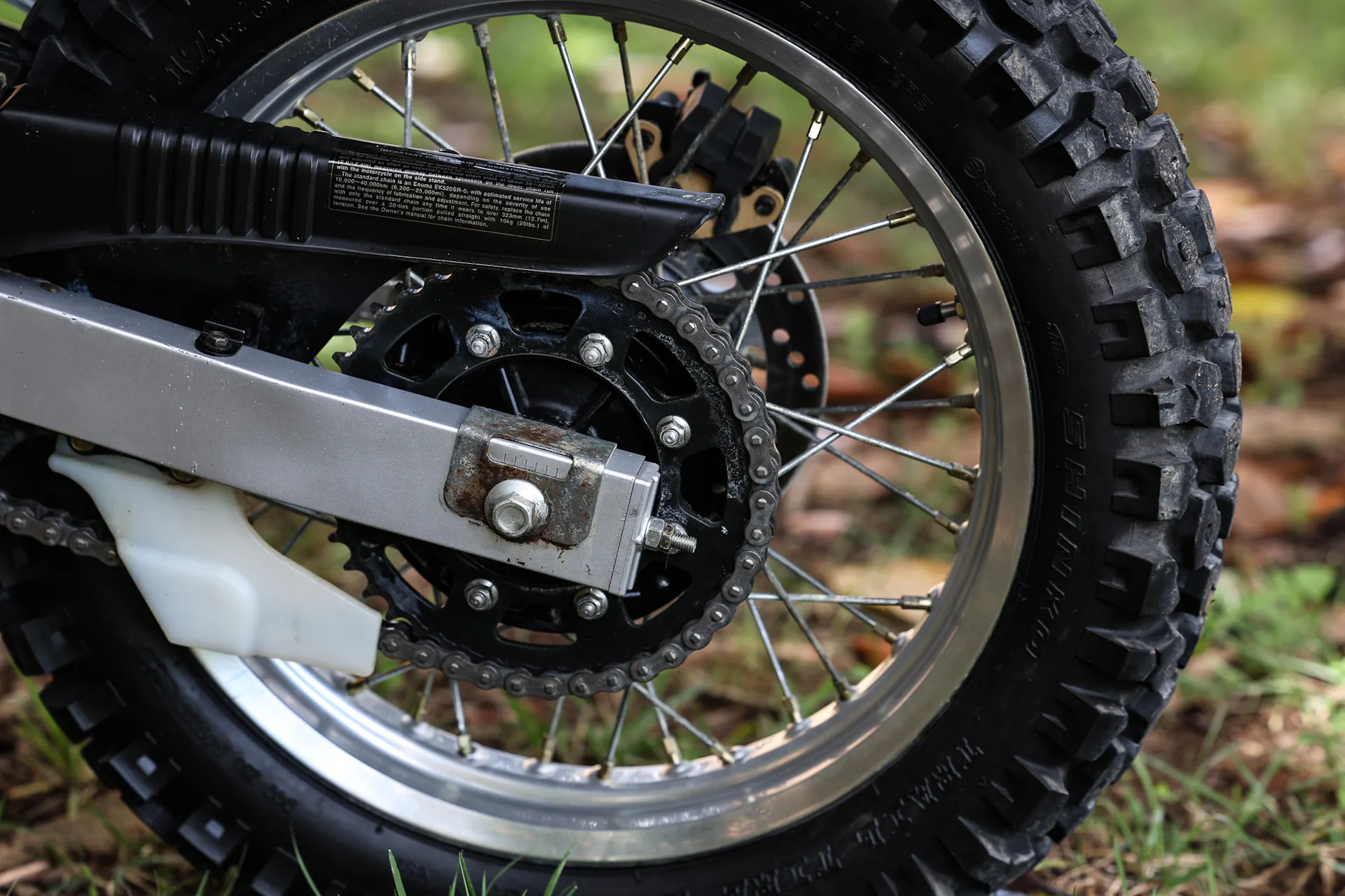 2003 Kawasaki KLR 650 sprocket/chain