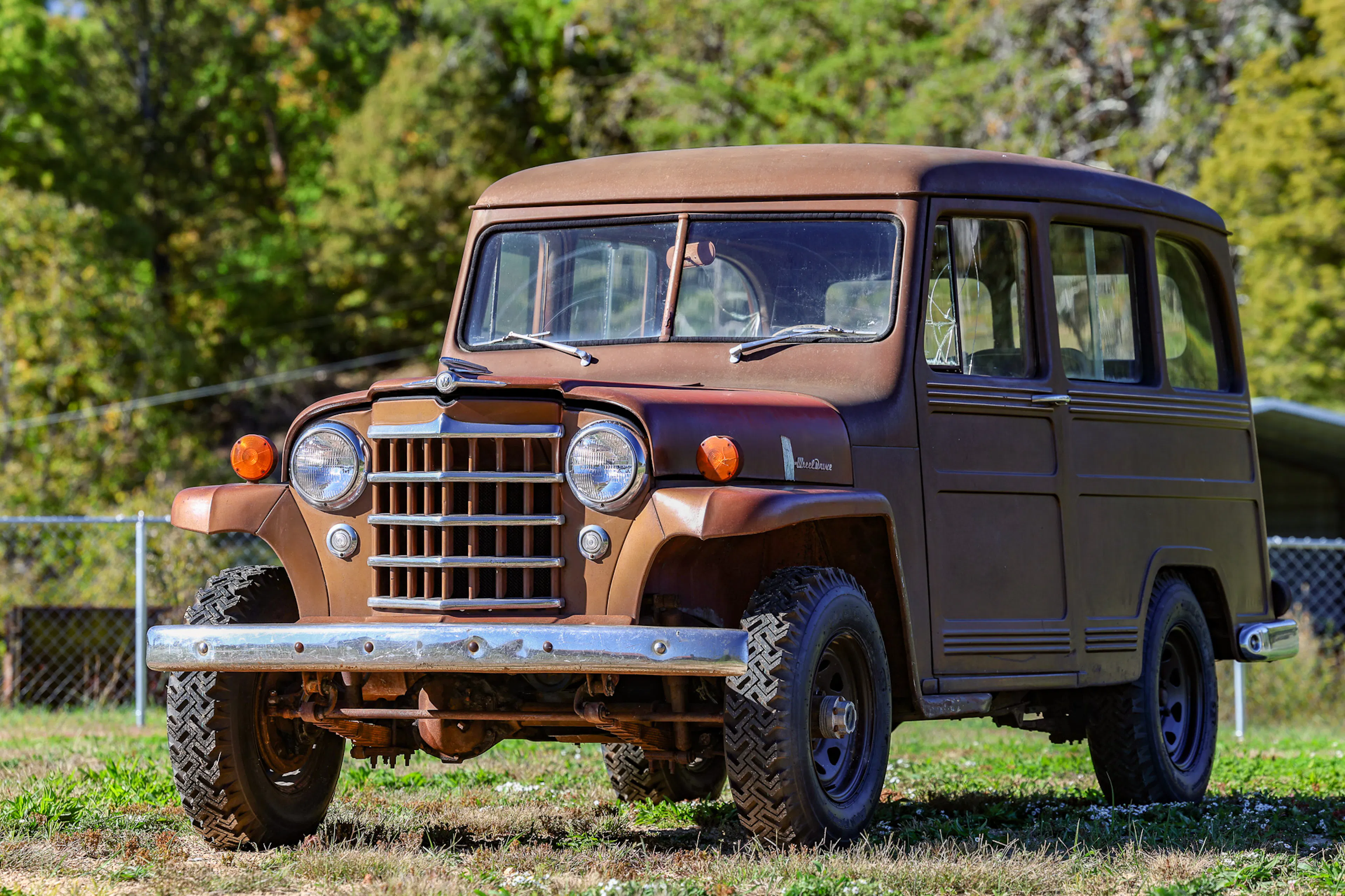 1951 Willys Wagon driver front 3/4 shallow