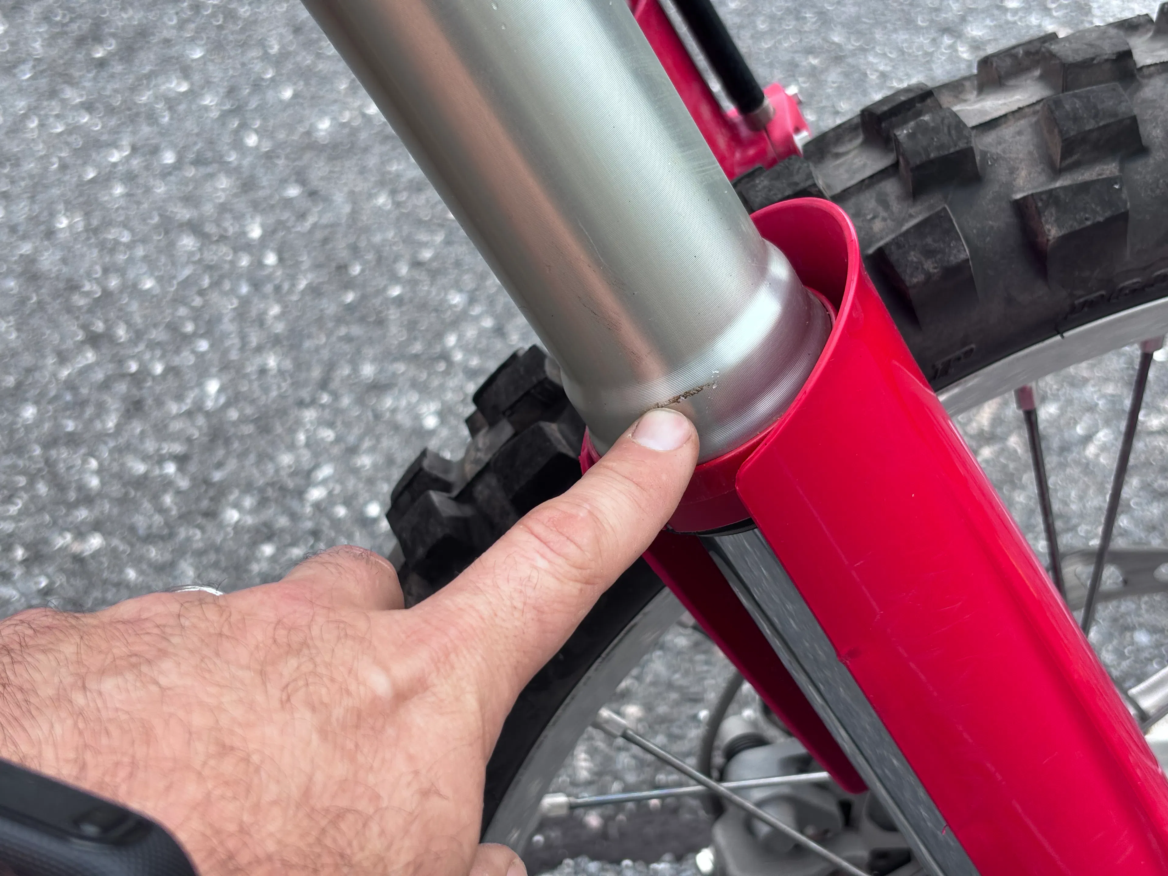 2024 Gas Gas EW500F fork blem