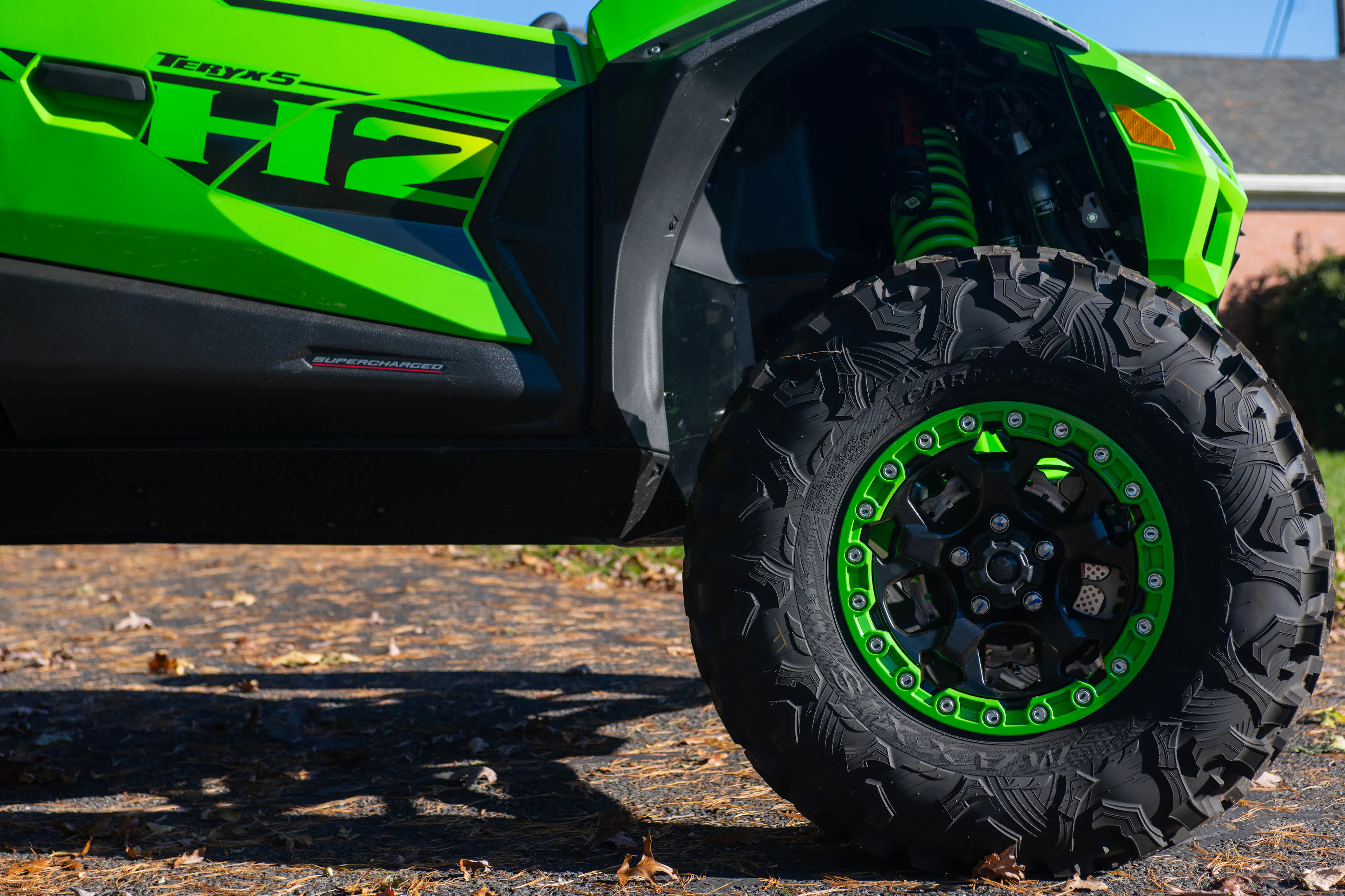 2026 Kawasaki Teryx5 H2 Deluxe passenger front tire