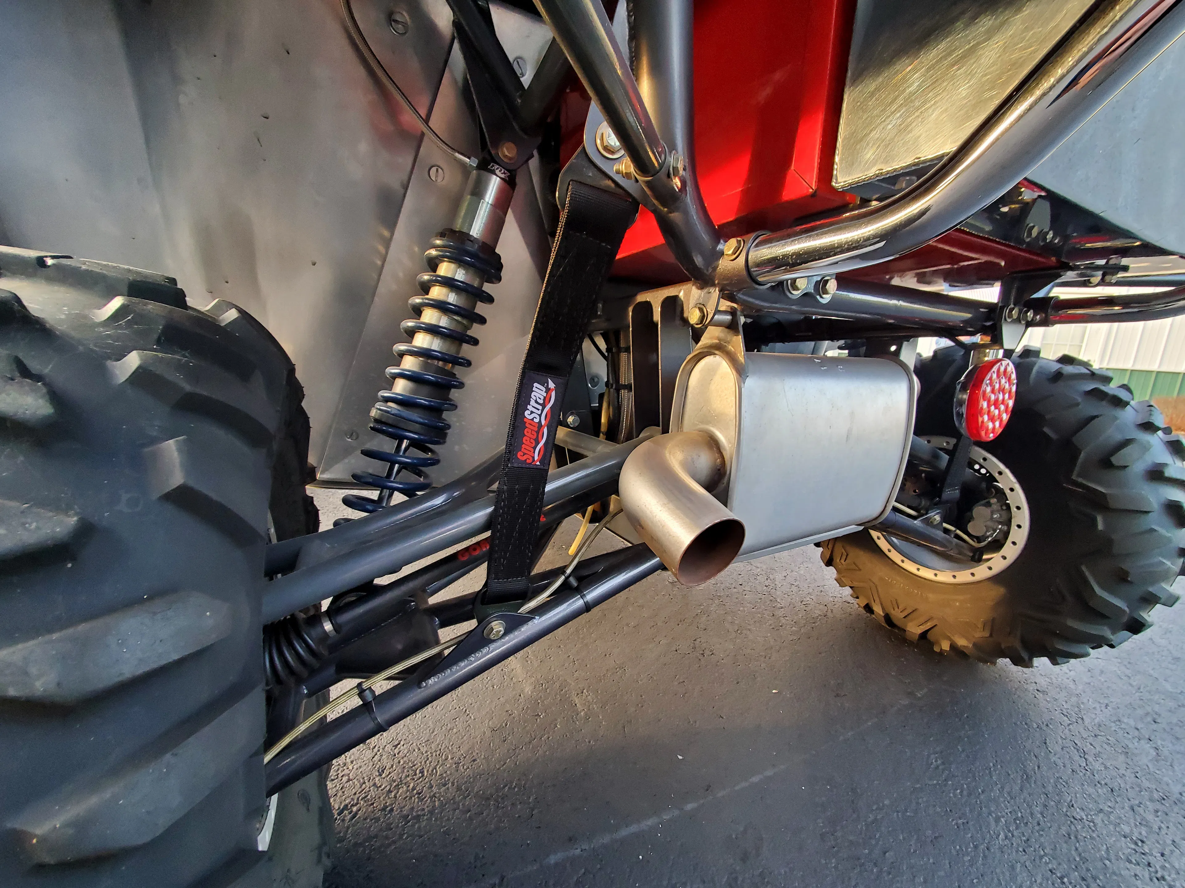 Jeff Palhegyi Design Yamaha Rhino exhaust close