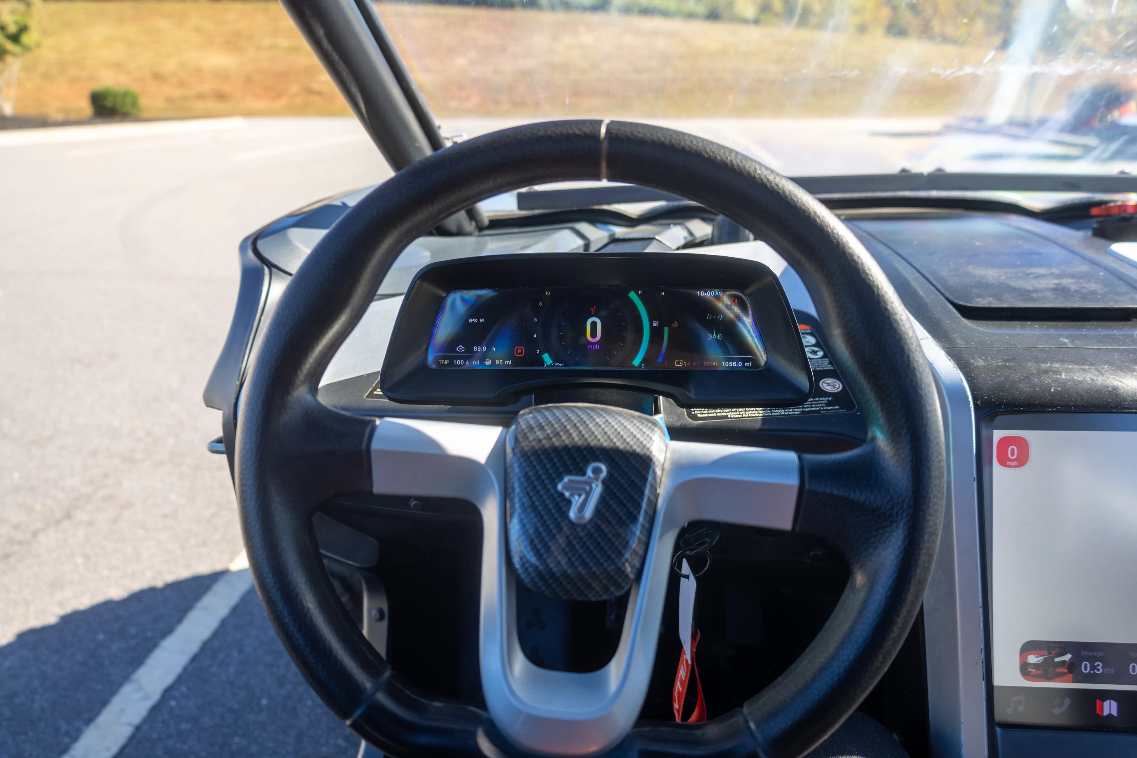 2024 Segway Villain SX10 72 steering wheel