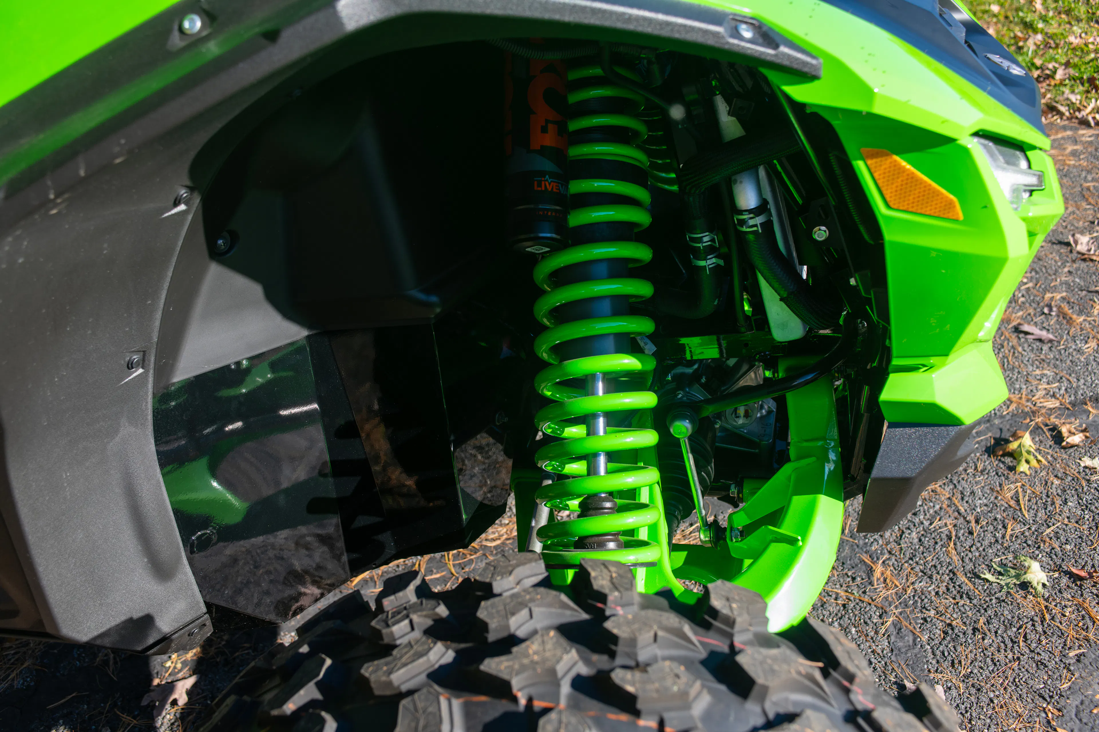 2026 Kawasaki Teryx5 H2 Deluxe passenger front shock 