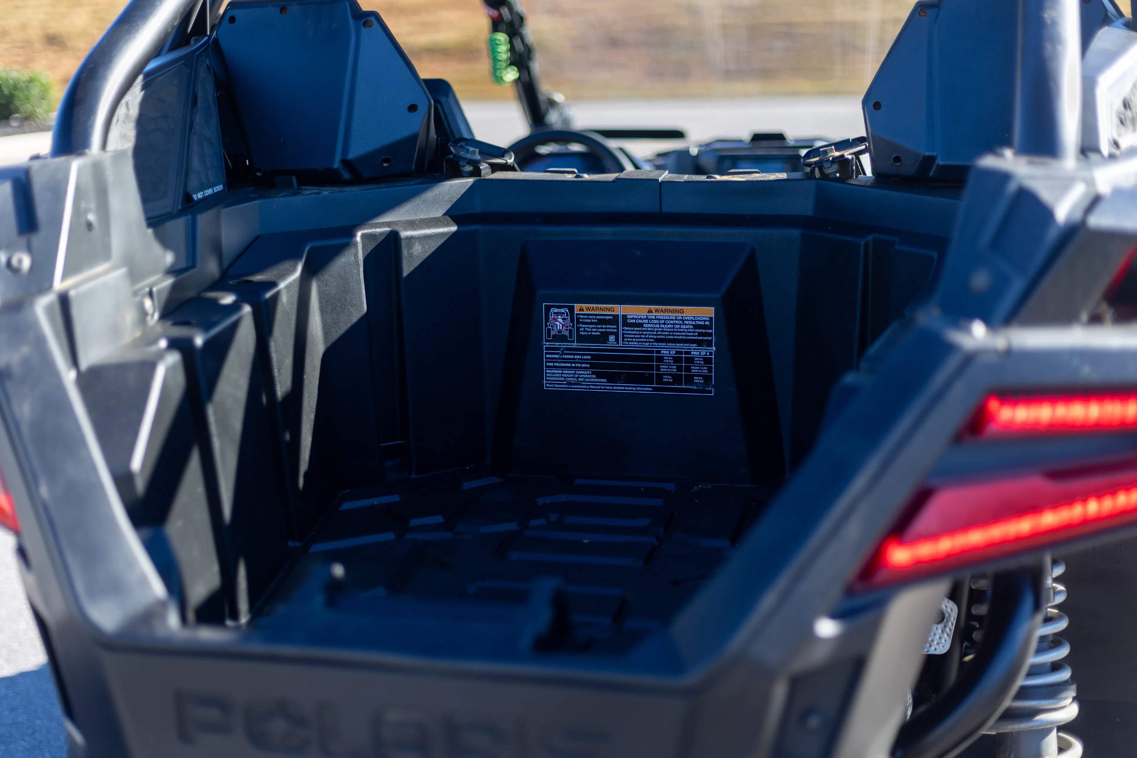 2023 Polaris RZR Pro XP bed