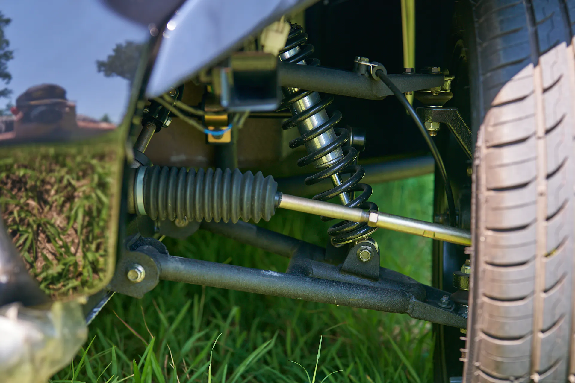 2022 Oreion Beach Buggy driver front suspension 