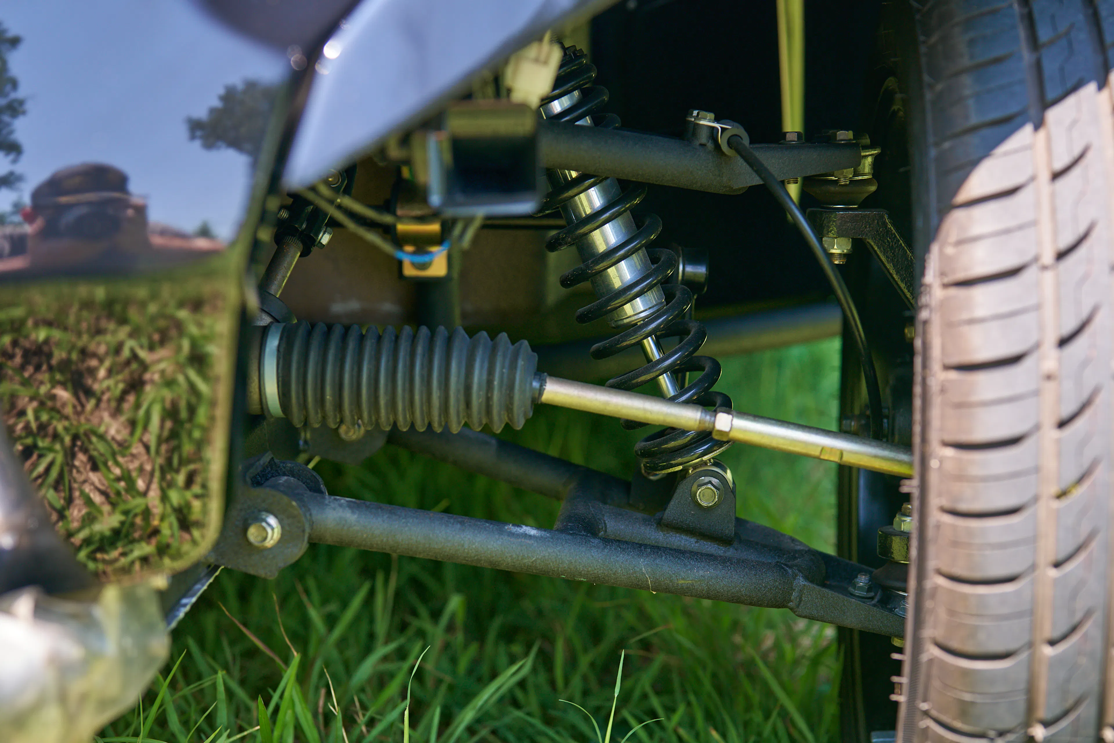 2022 Oreion Beach Buggy driver front suspension 