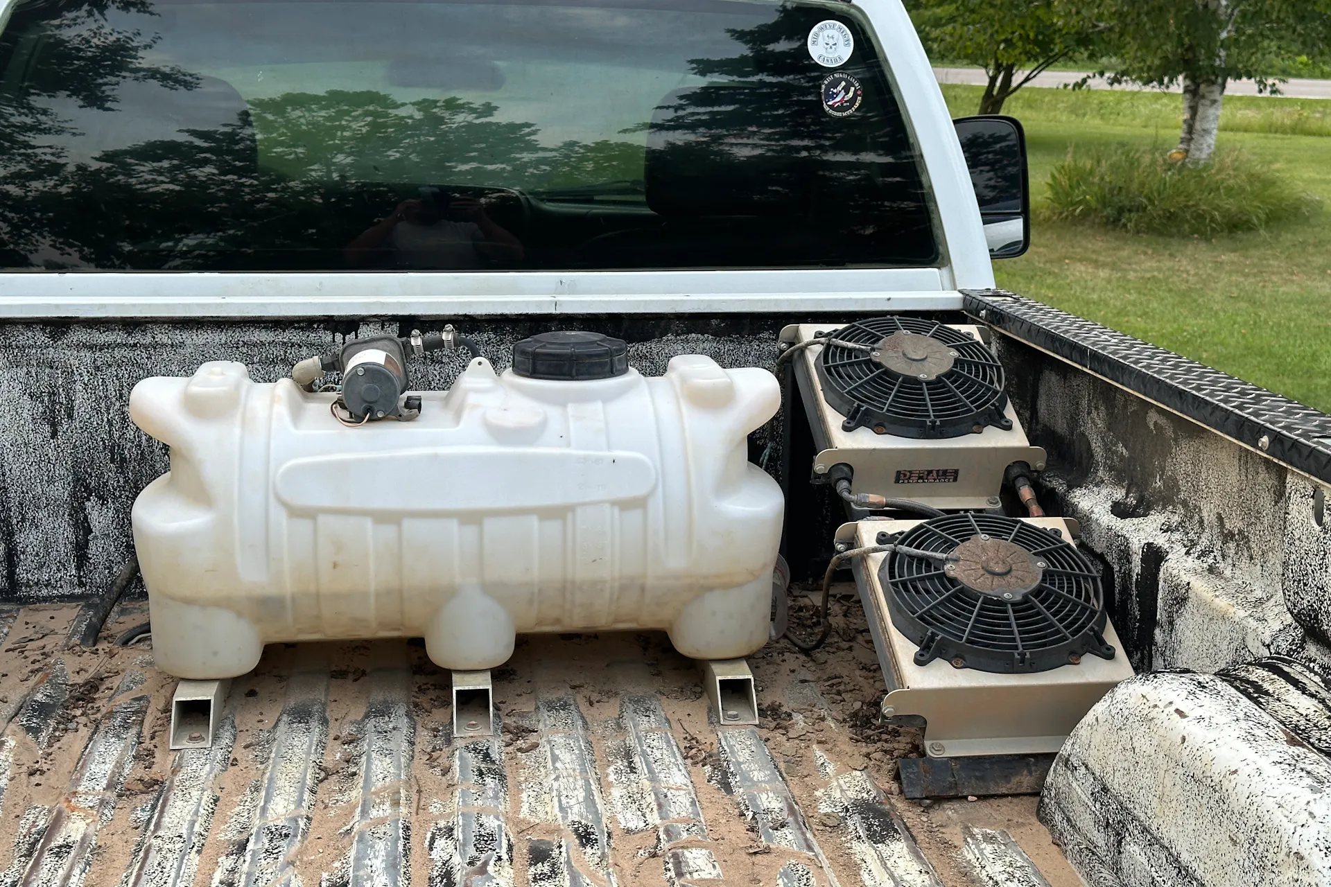 2004 GMC Sierra SXS Blog bed tank/fans