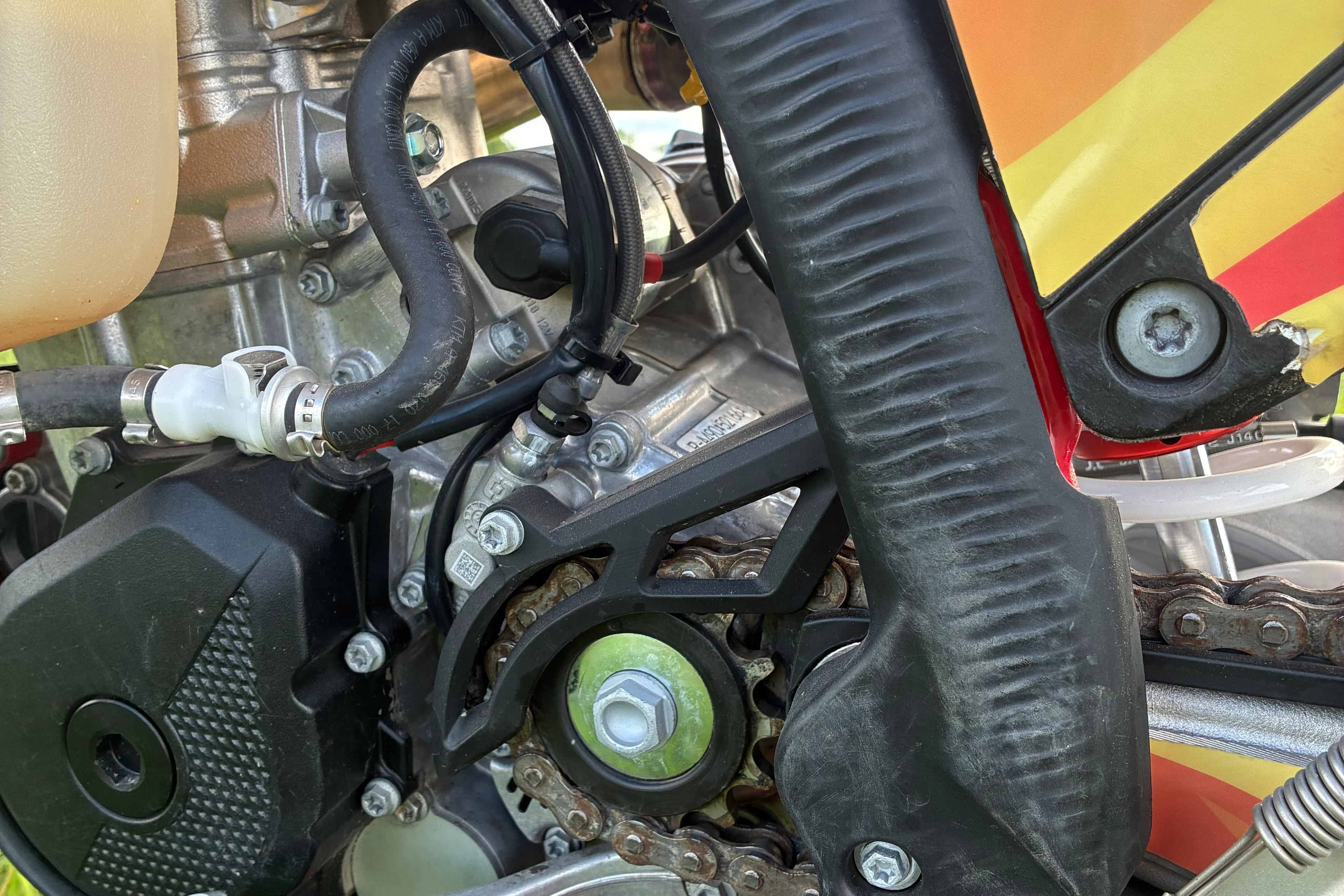 2024 GasGas ES500F left engine