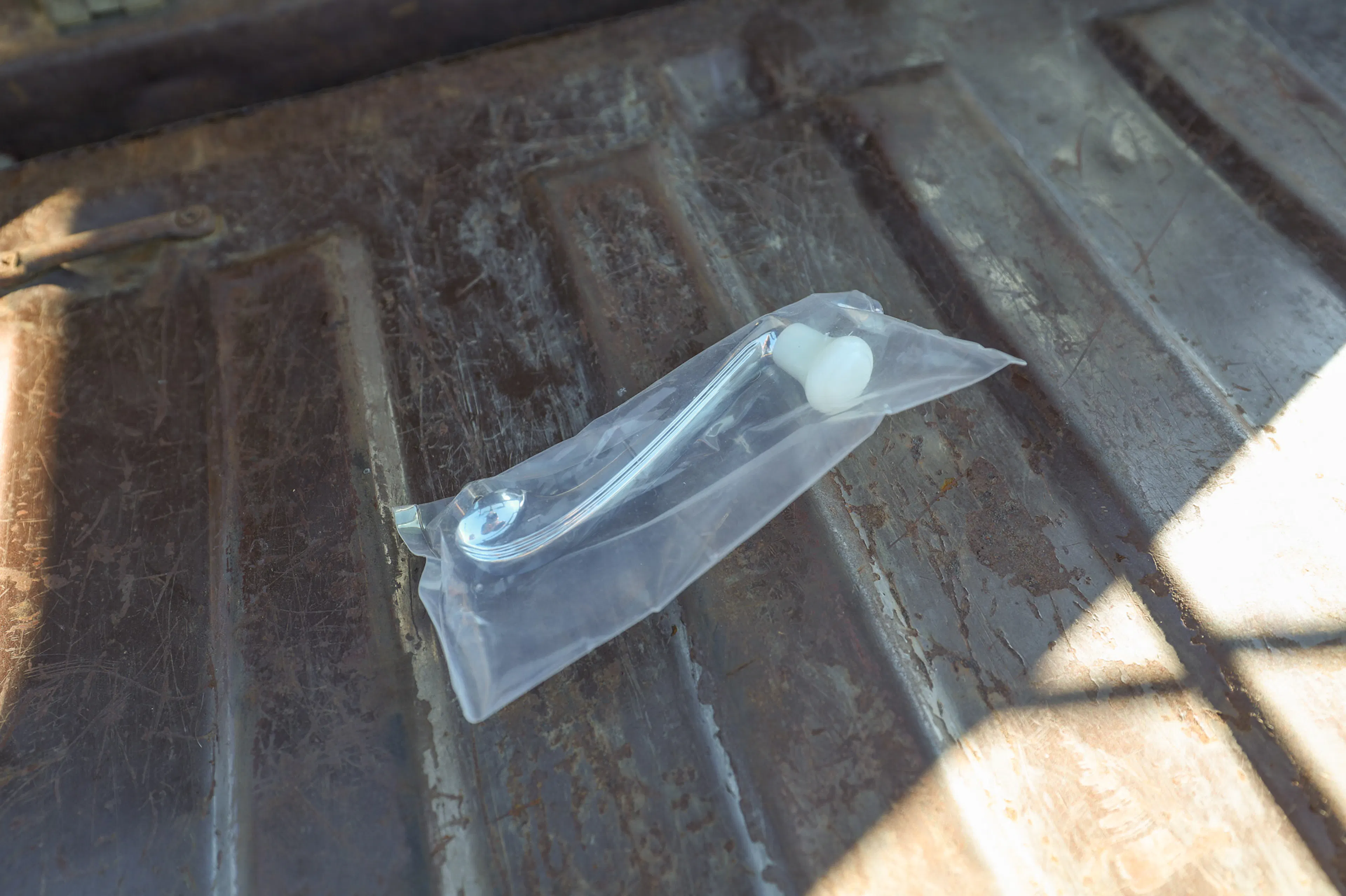 1951 Willys Wagon spare door handle