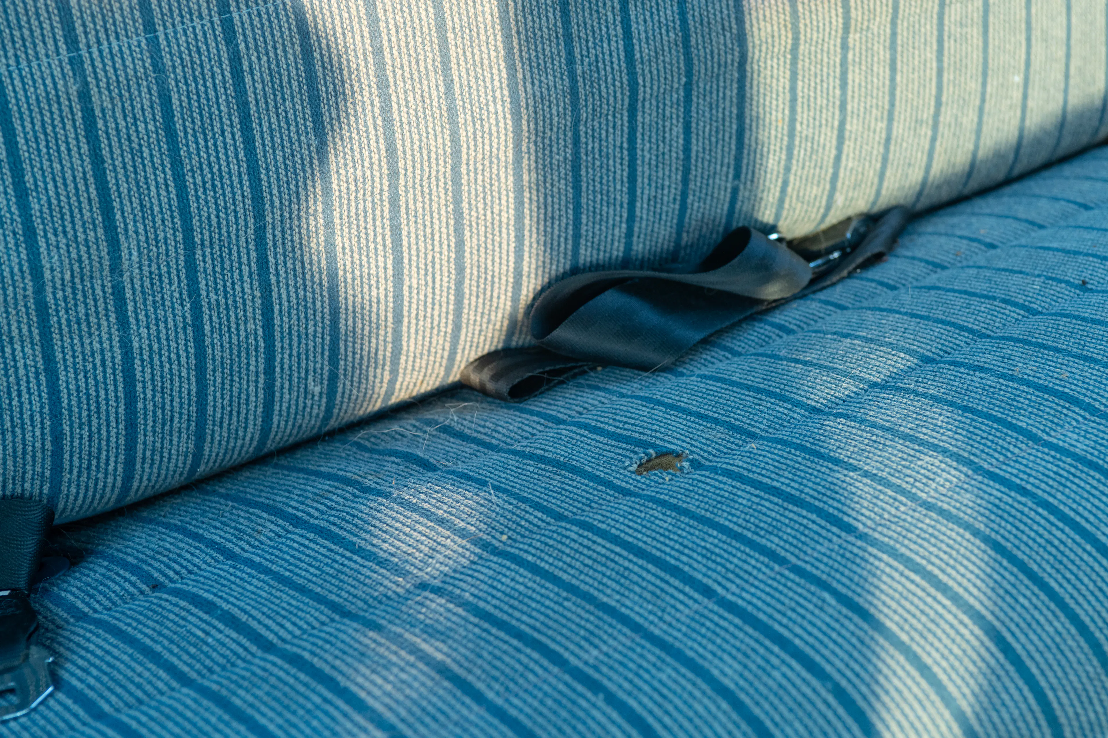 1985 Ford Bronco seat hole