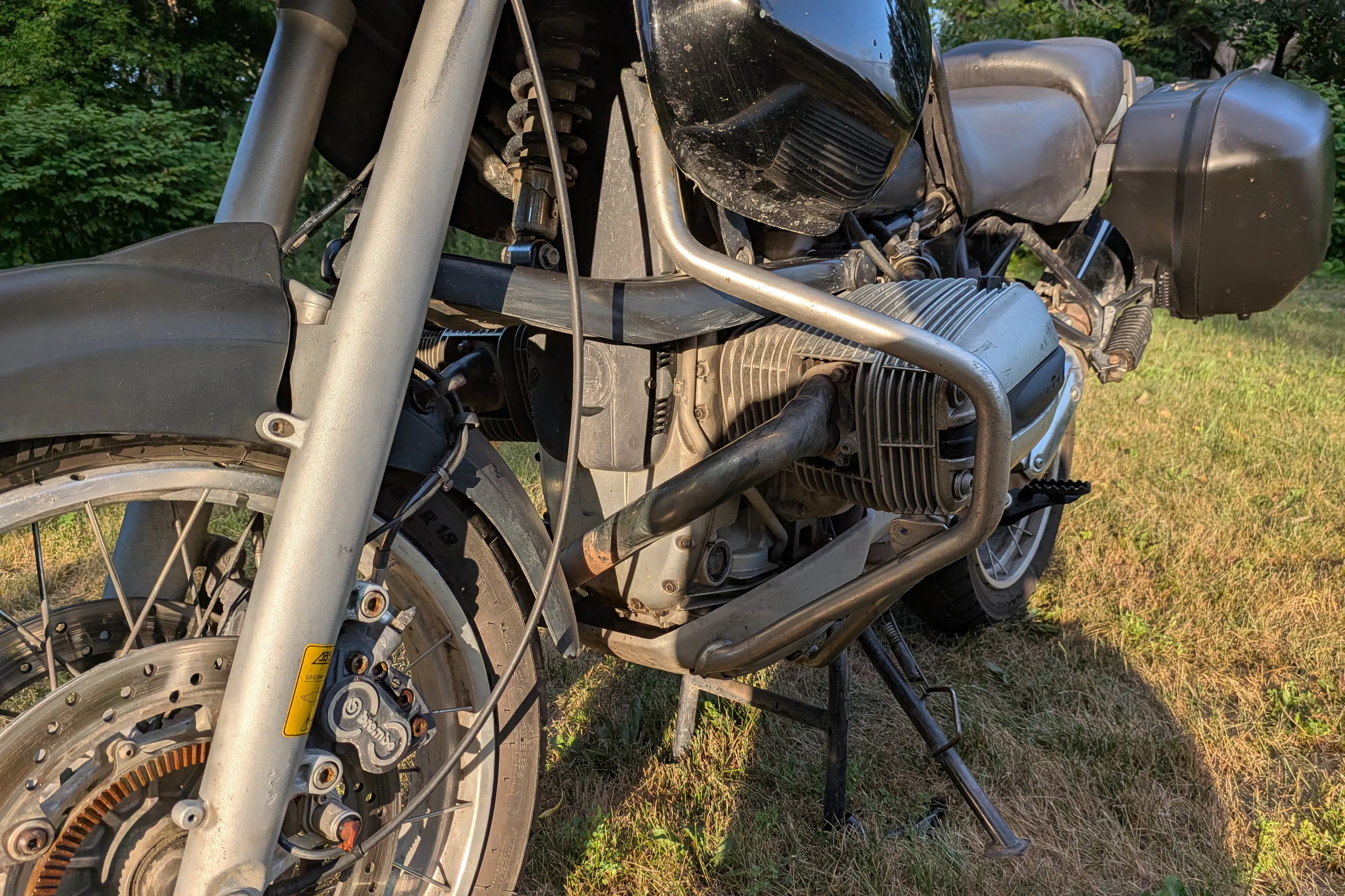 1996 BMW R1100GS left engine head