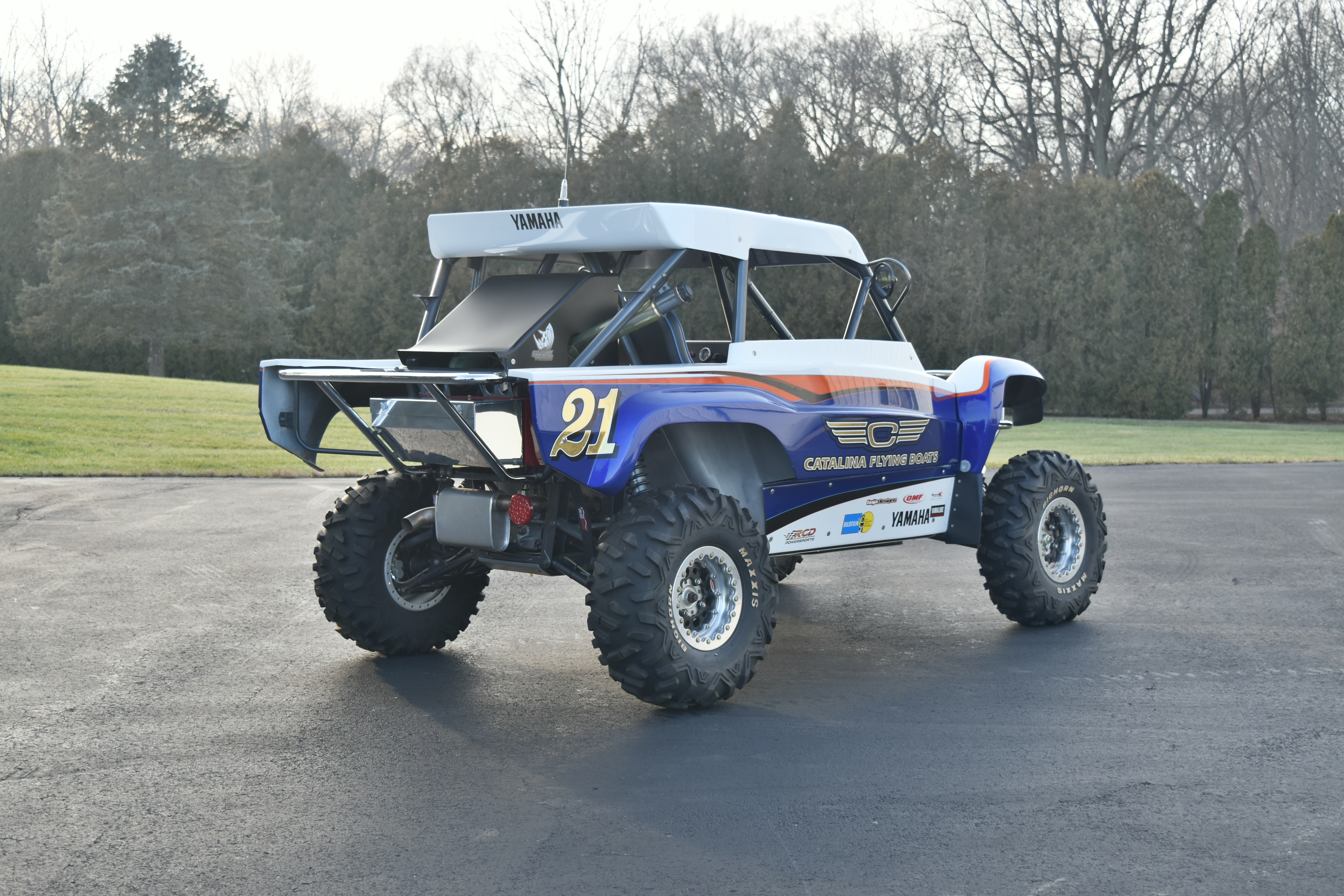 Jeff Palhegyi Design Yamaha Rhino passenger rear 3/4 bright
