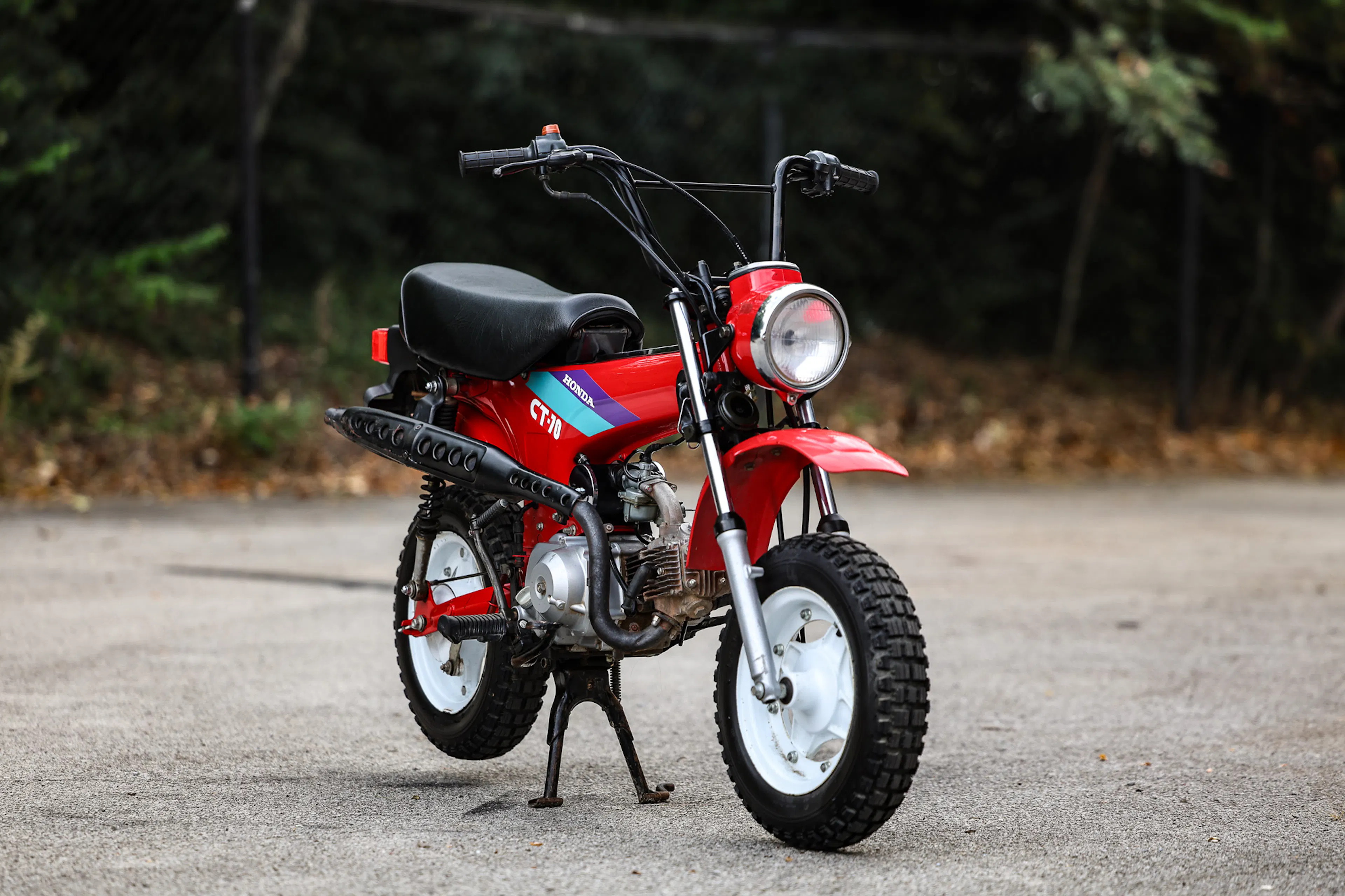 1993 Honda CT70 Mini Trail right front 3/4 2