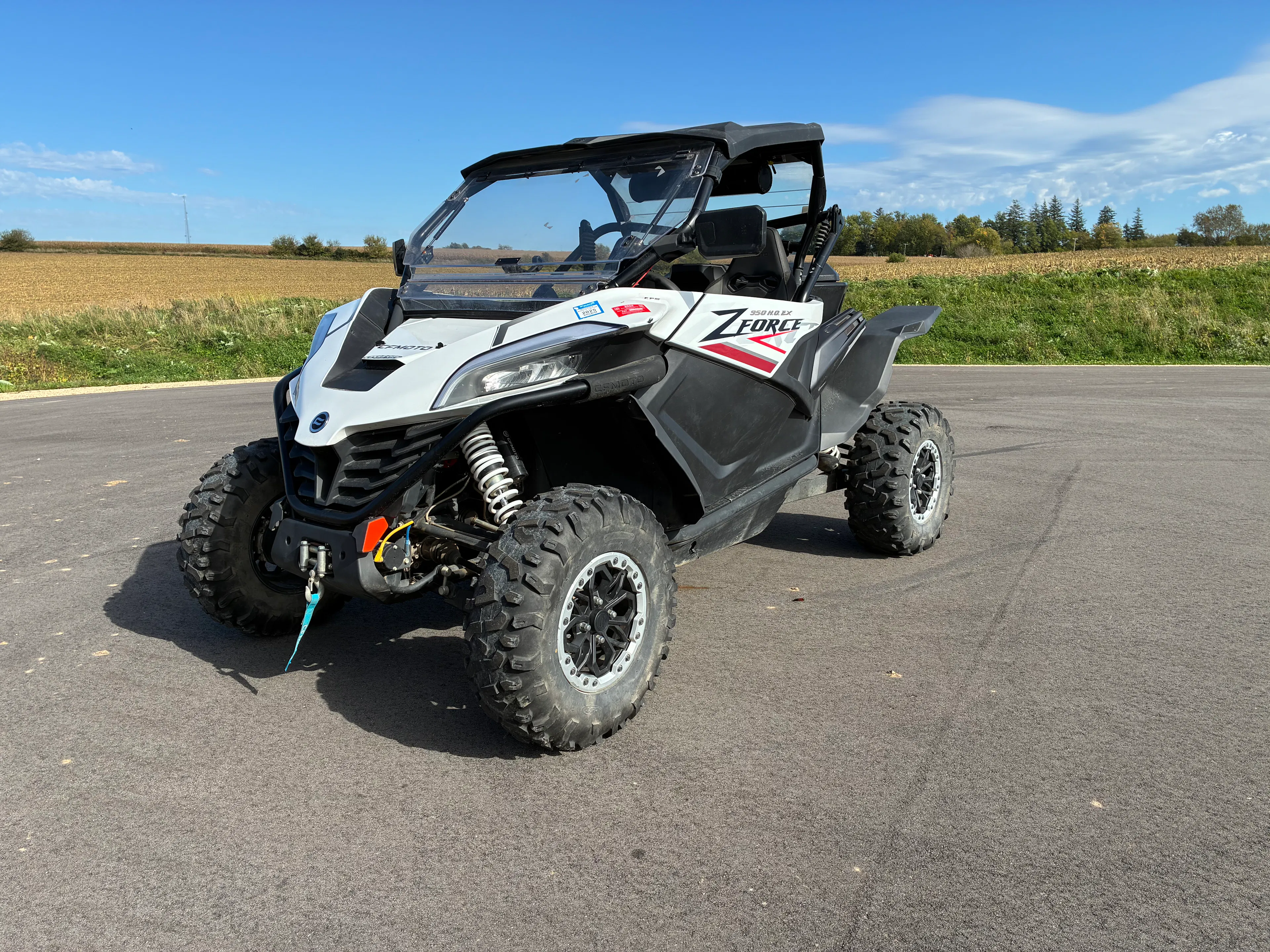 2022 CF Moto ZForce 950 HO driver front 3/4