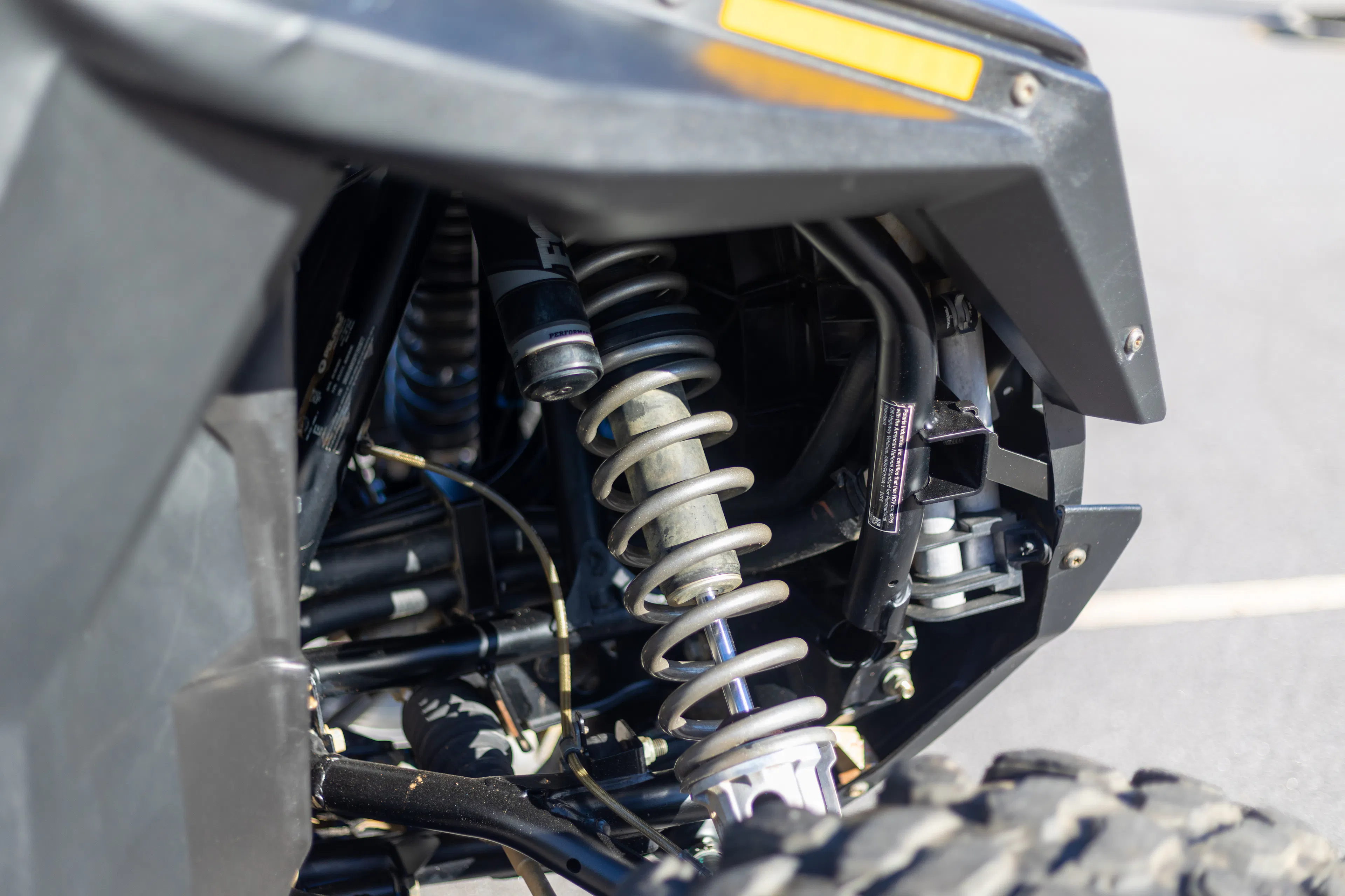 2023 Polaris RZR Pro XP passenger front shock