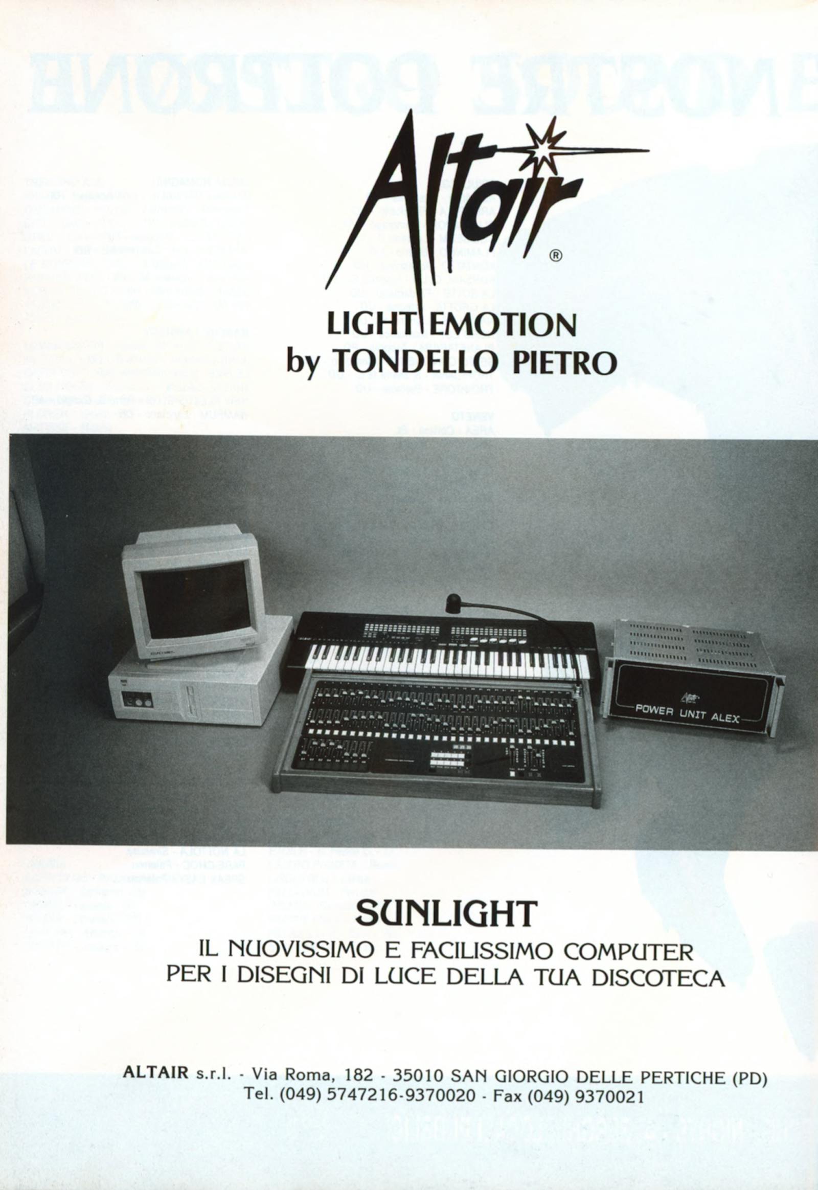 Pubblicità Altair: Sunlight