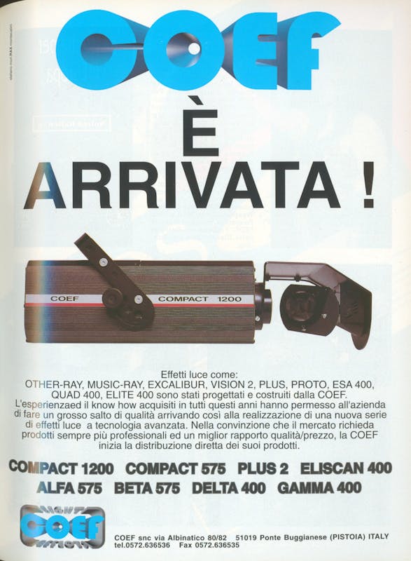 `Inserzione COEF COEF è arrivata!