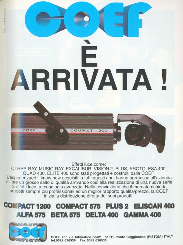 `Inserzione COEF COEF è arrivata!