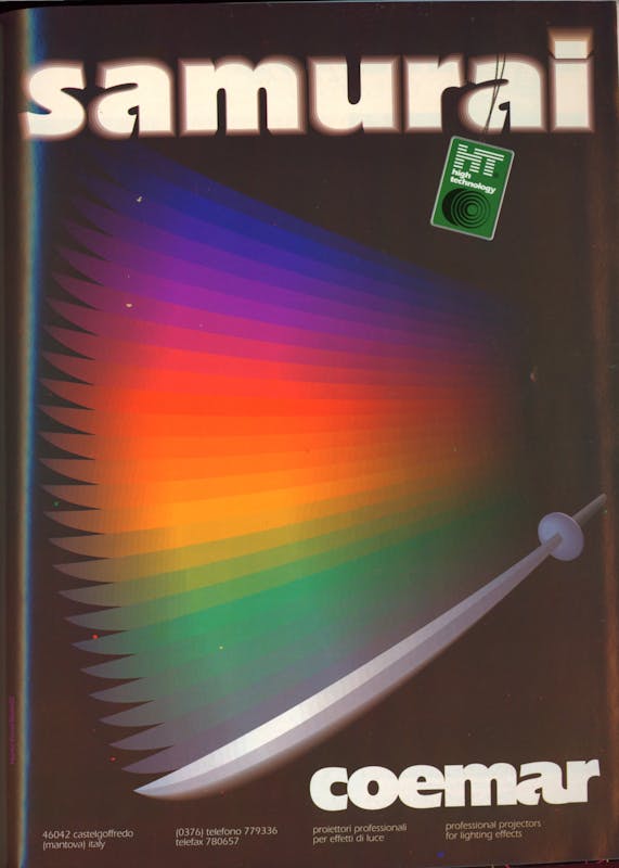 `Inserzione Coemar Samurai