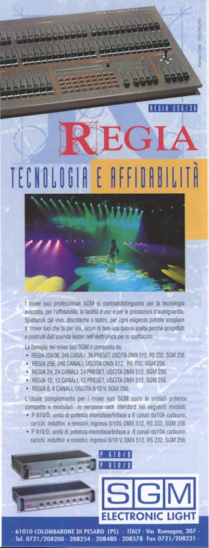 `Inserzione SGM SGM Regia