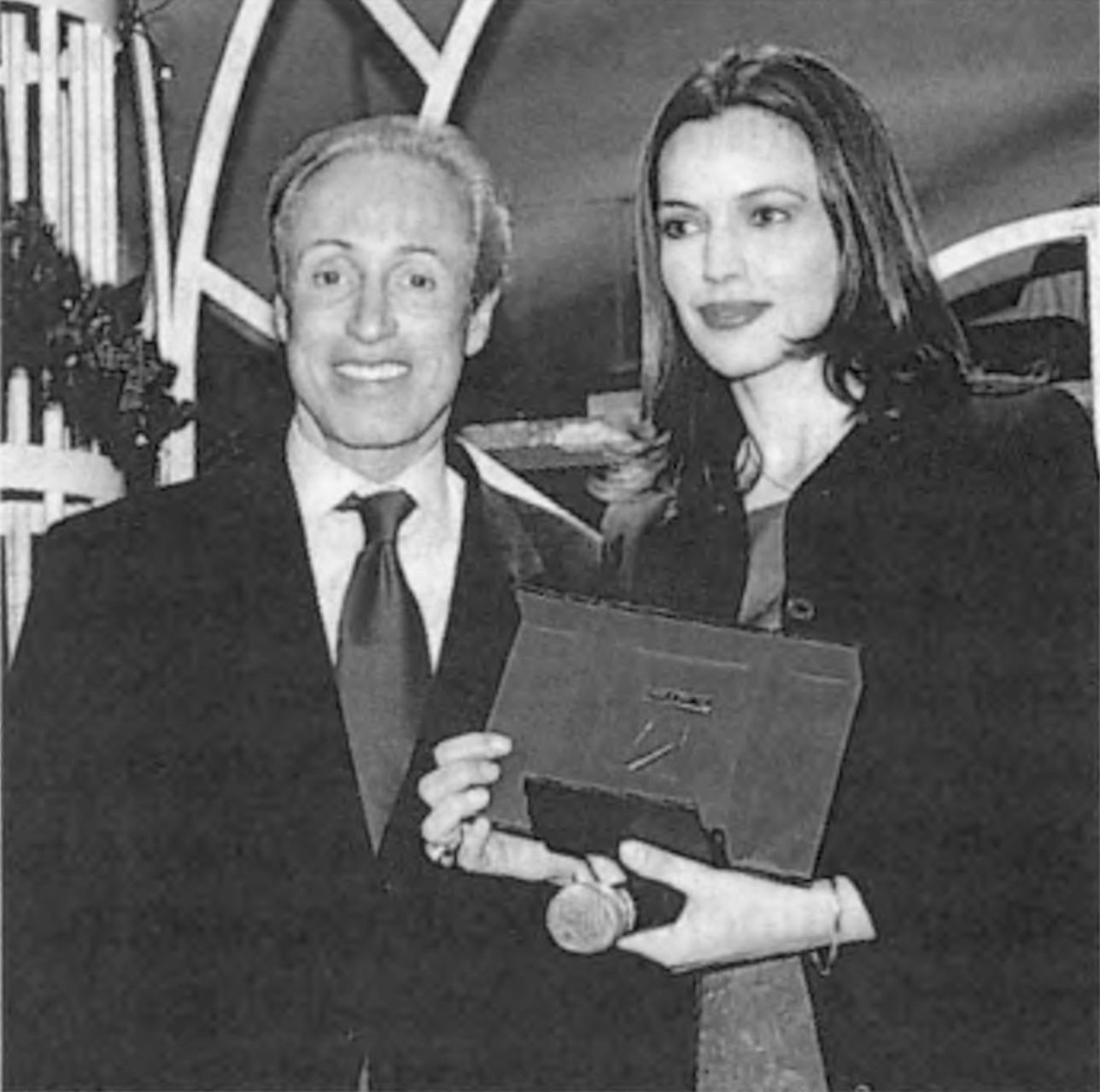 Renato Balestra Elisabetta Gardini Ago d'Oro 1996