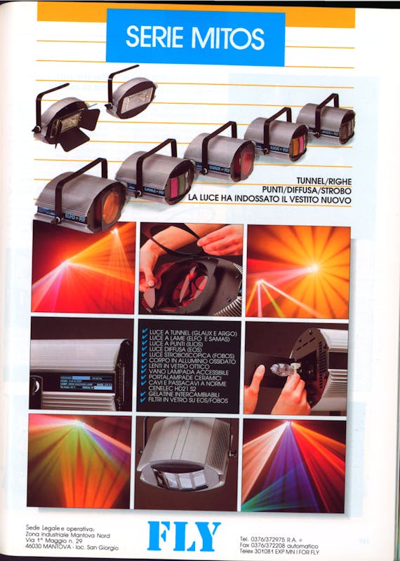 `Inserzione FLY Serie Mitos