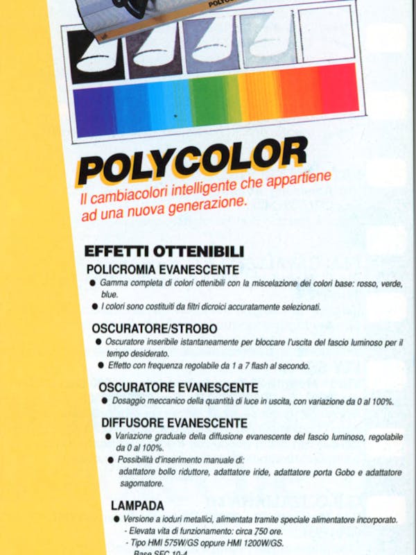 `Inserzione Clay Paky Tutti convinti l'unica scelta è Clay Paky