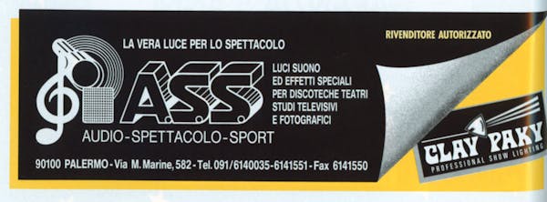 `Inserzione A.S.S. Rivenditore autorizzato Clay Paky