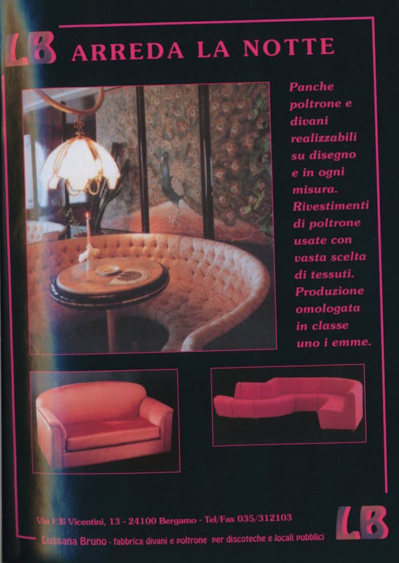 `Inserzione Lussana Bruno LB Arreda la notte