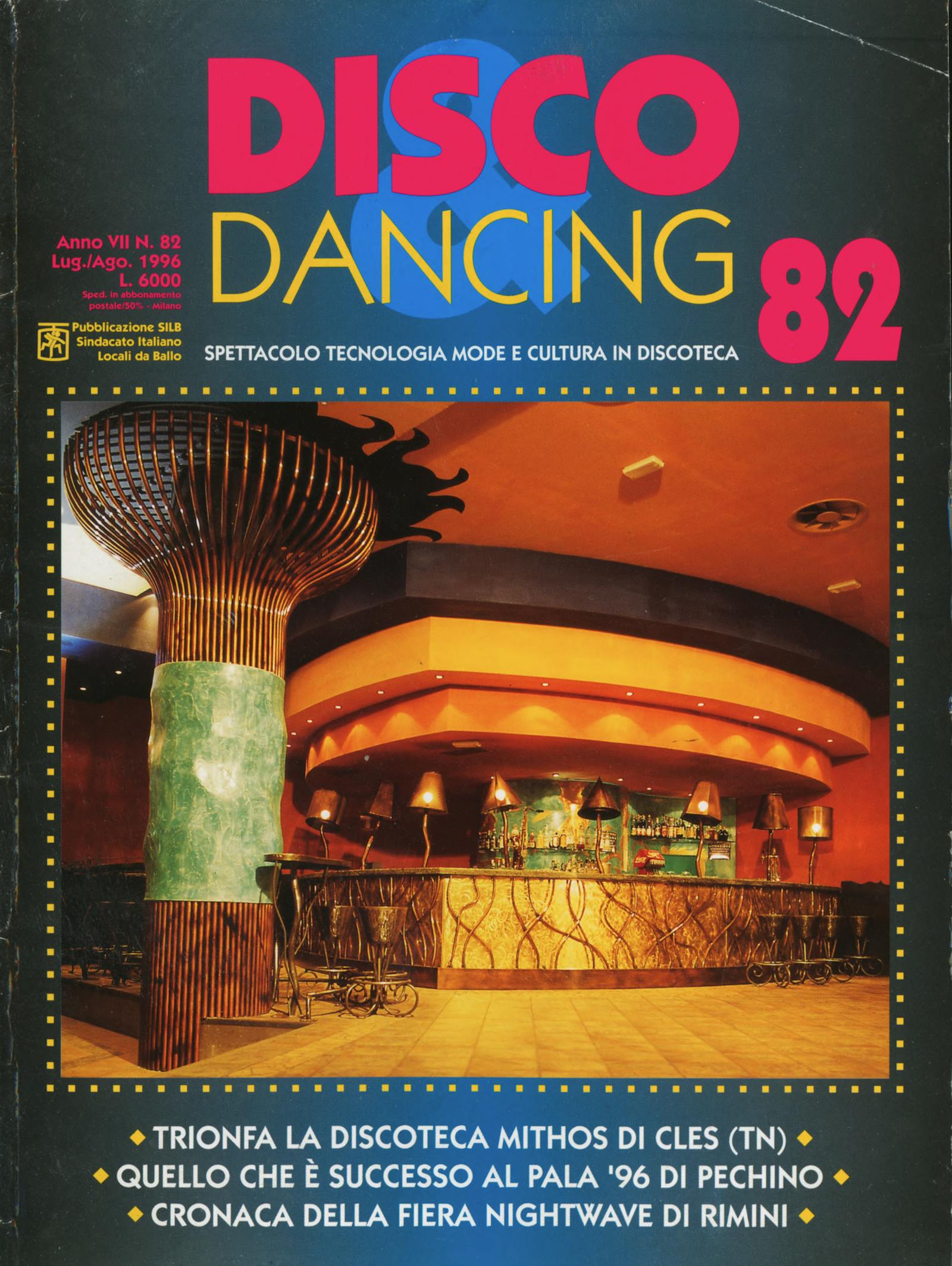 Copertina di Disco & Dancing numero 82 luglio/agosto 1996