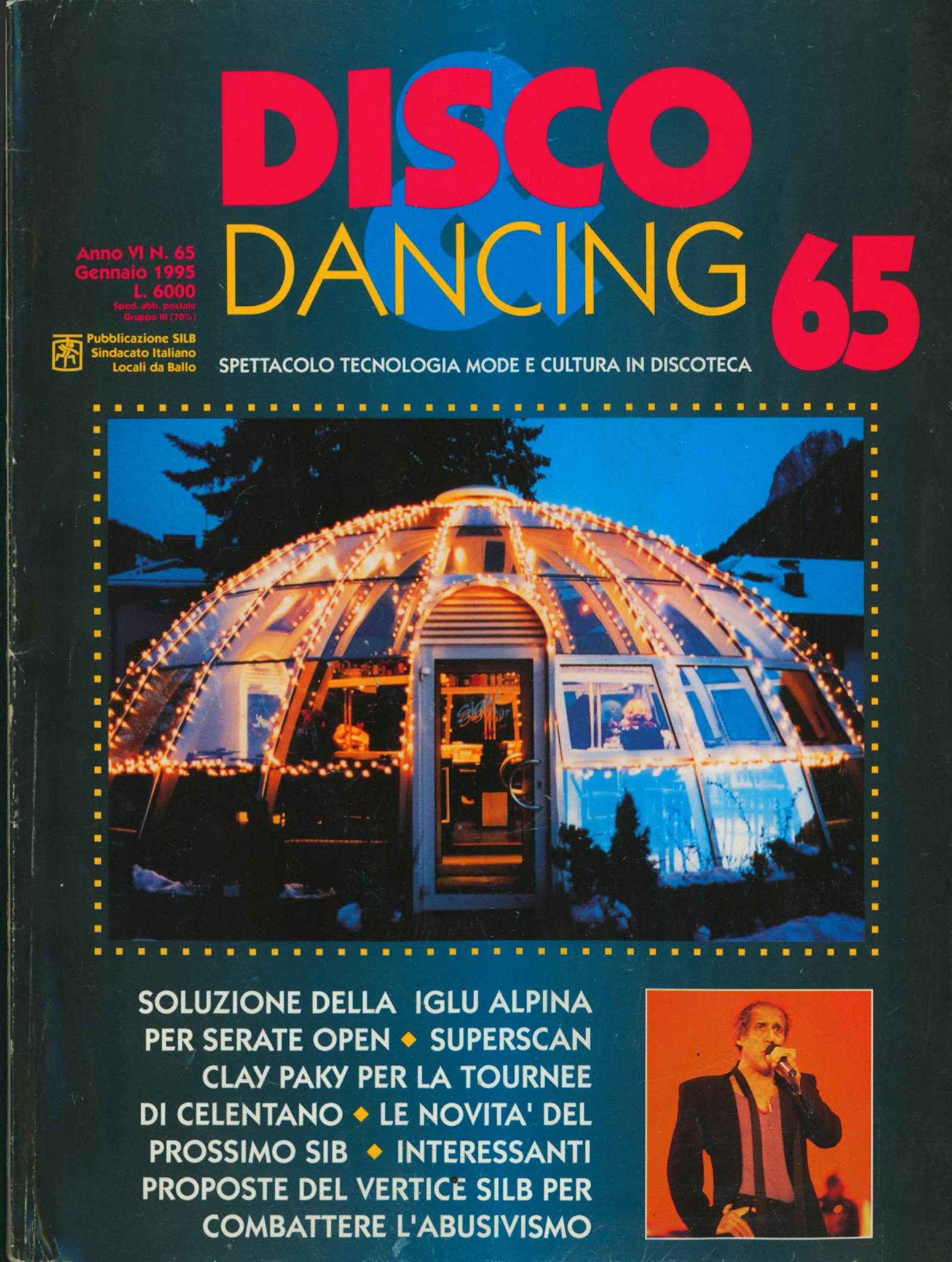 Copertina di Disco & Dancing numero 65 gennaio 1995