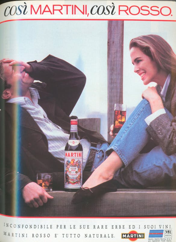`Inserzione Martini Così Martini, così rosso